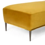 Abisko 45.5_ Velvet Ottoman - Plush Yarrow Gold