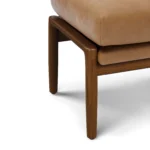 Bavel 25_ Leather Ottoman - Charme Tan