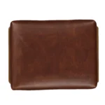 Bavel 25_ Leather Ottoman - Indiana Brown