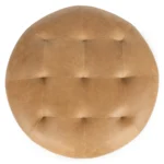 Timpani 41_ Leather Ottoman - Charme Tan
