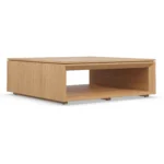 Suri 44_ Square Coffee Table - White Oak