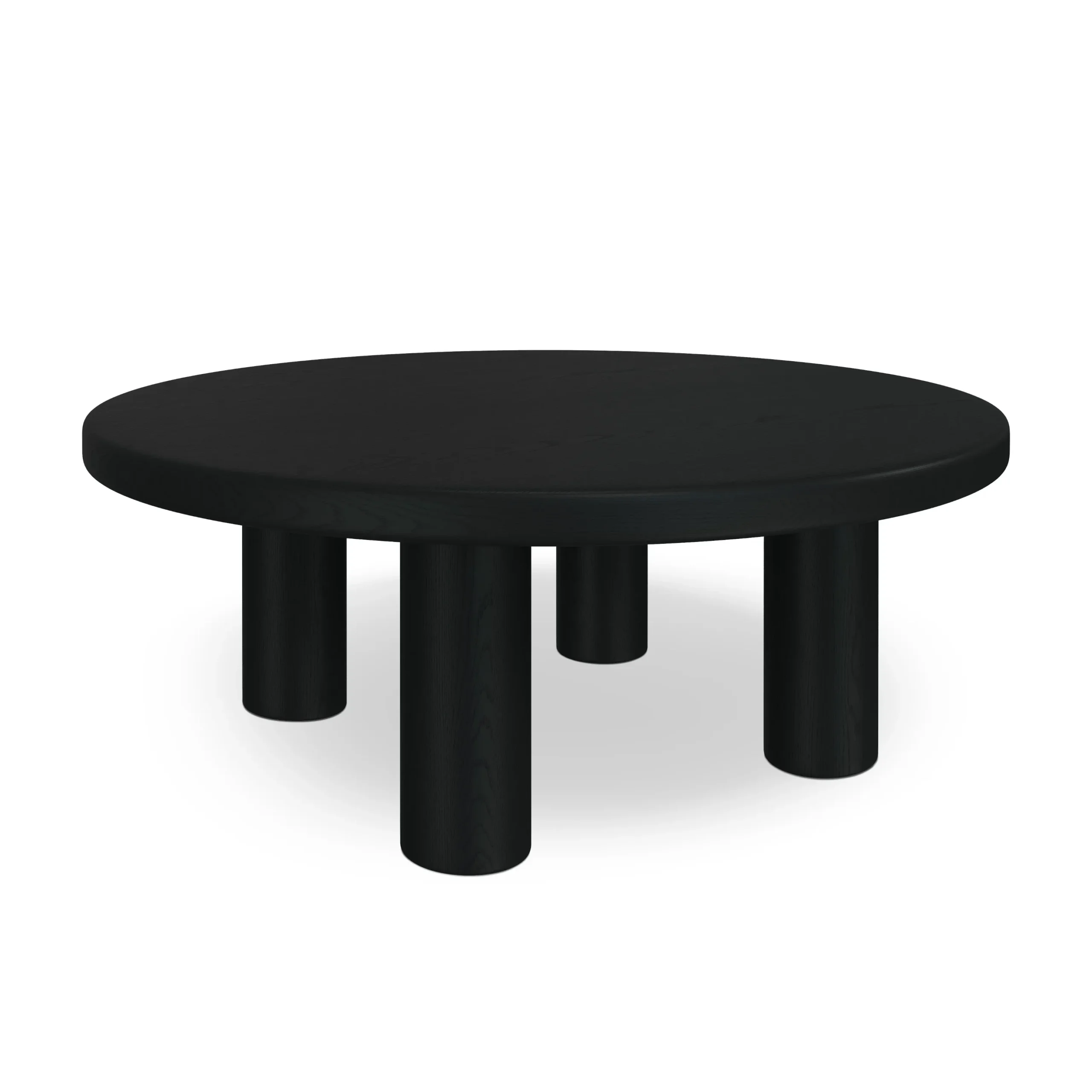 Adel 42_ Round Coffee Table - Black - Image 3