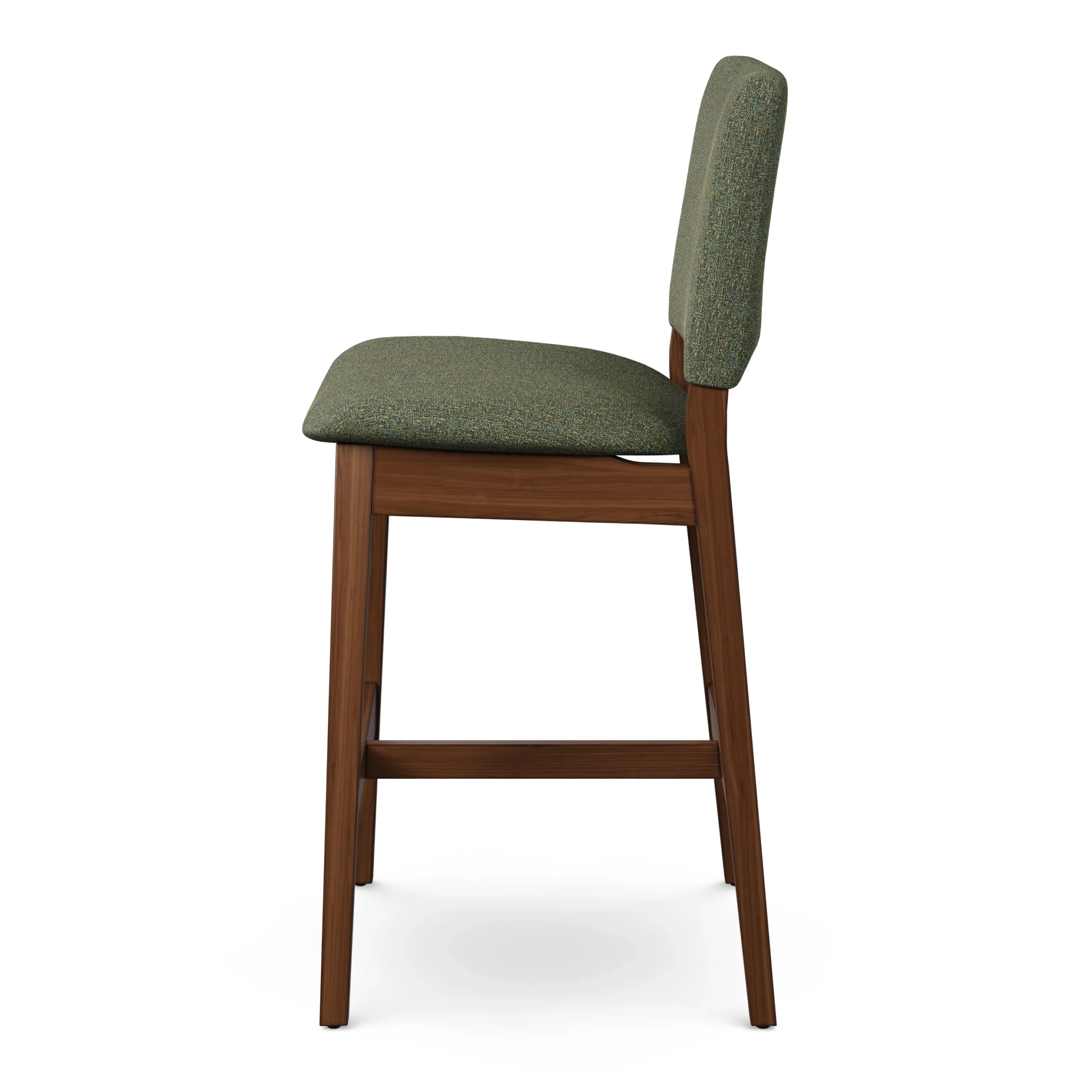Nosh Counter Stool - Walnut and Hemlock Green - Image 6