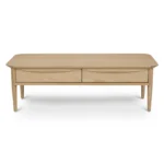 Lenia 46_ Storage Coffee Table - White Oak