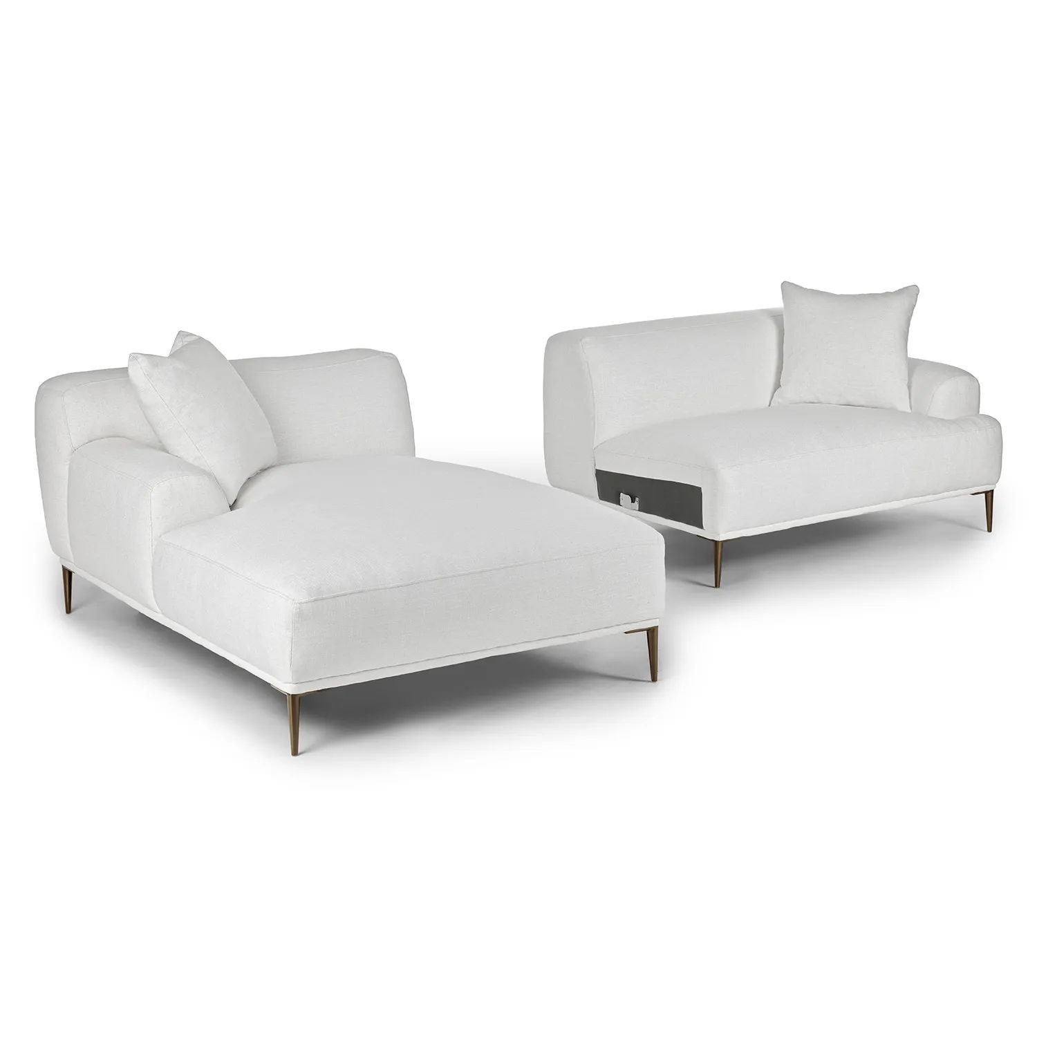 Abisko 94.5_ Left Sectional - Quartz White - Image 6