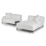 Abisko 94.5_ Right Sectional - Quartz White
