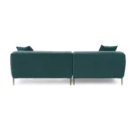 Abisko 94.5_ Velvet Right Sectional - Plush Pacific Blue