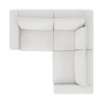 Beta 94_ Modular Corner Sectional - Quartz White