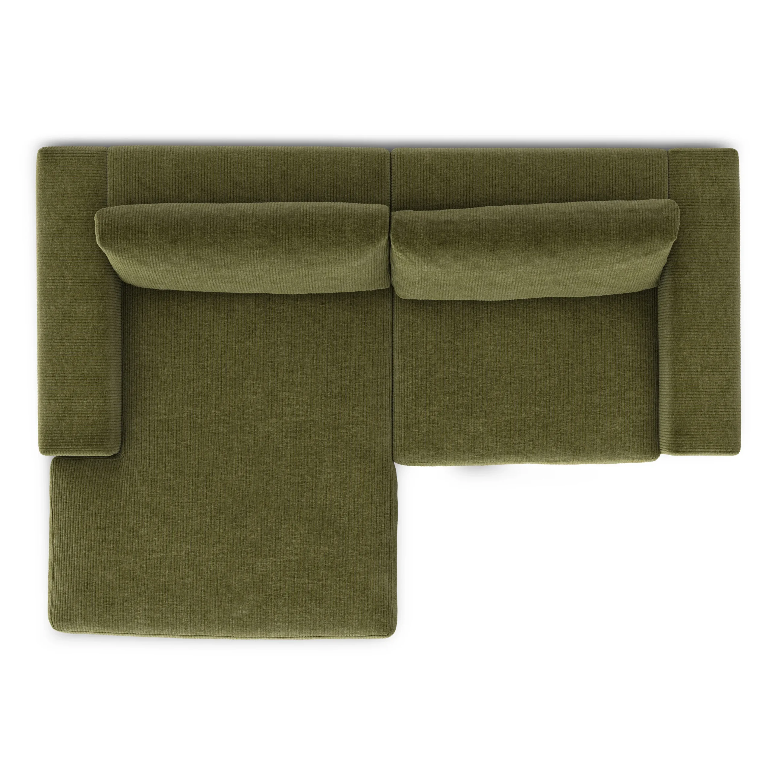 Beta 98_ Modular Left Chaise Sectional - Cypress Green - Image 6