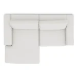 Beta 98_ Modular Left Chaise Sectional - Quartz White