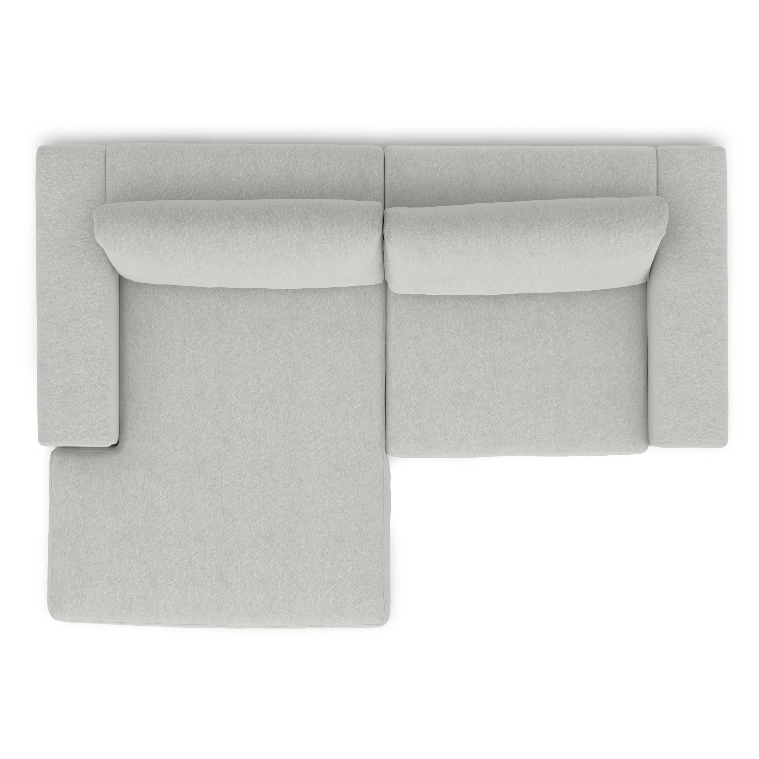 Beta 98_ Modular Left Chaise Sectional - Welsh Gray - Image 6