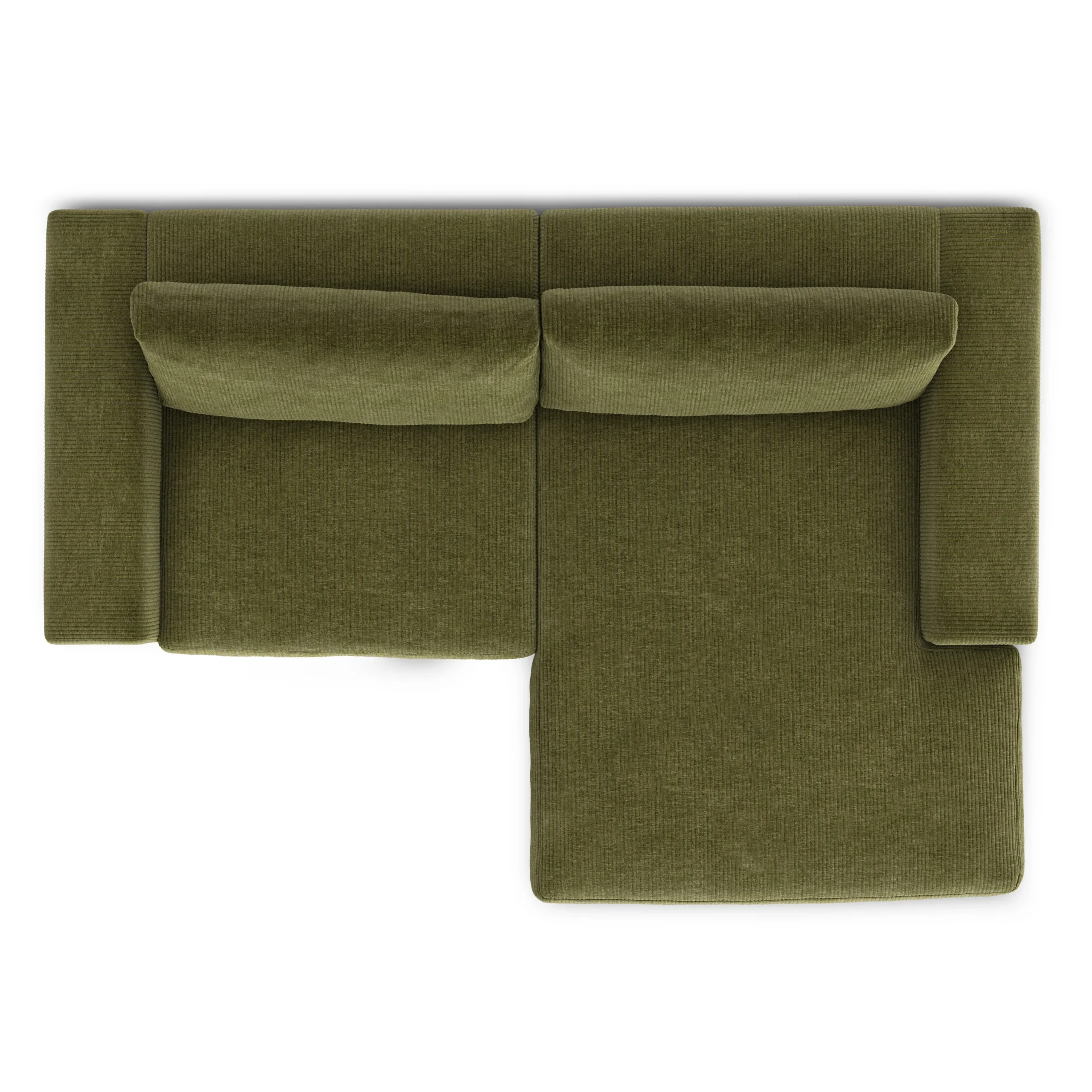 Beta 98_ Modular Right Chaise Sectional - Cypress Green - Image 6