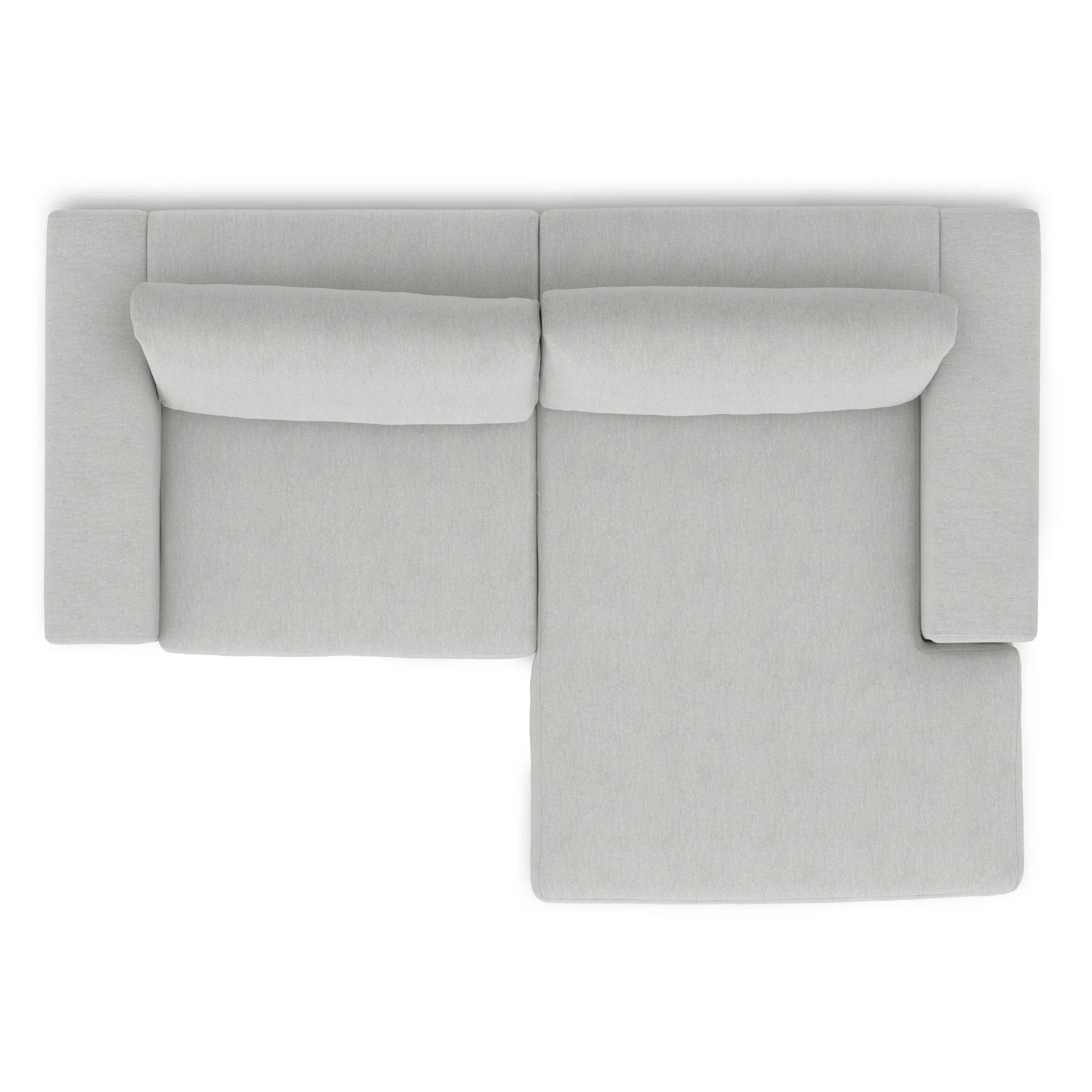 Beta 98_ Modular Right Chaise Sectional - Welsh Gray - Image 6