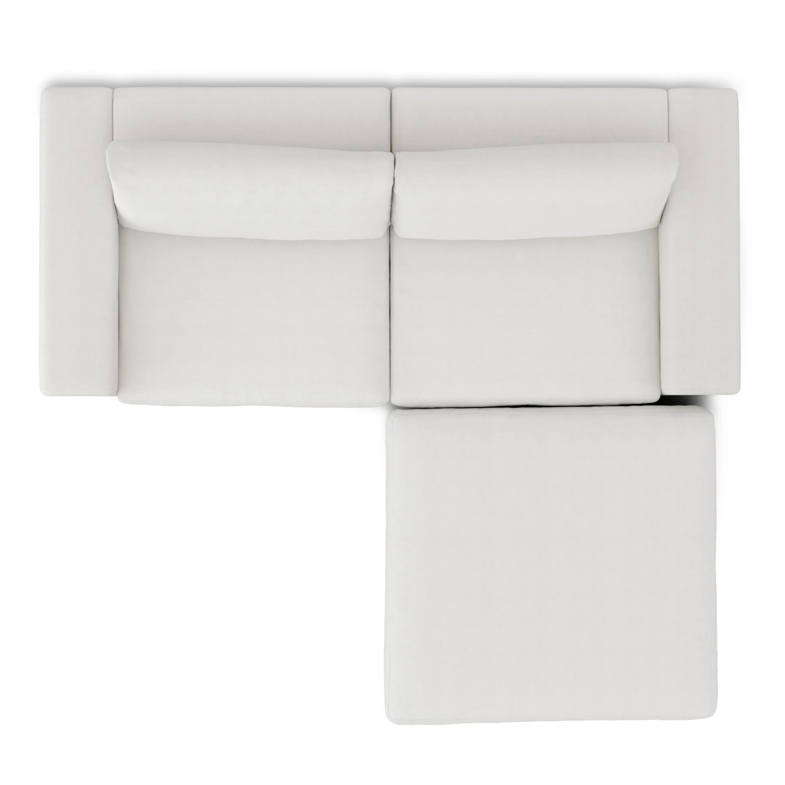 Beta 98_ Modular Sectional - Quartz White - Image 6