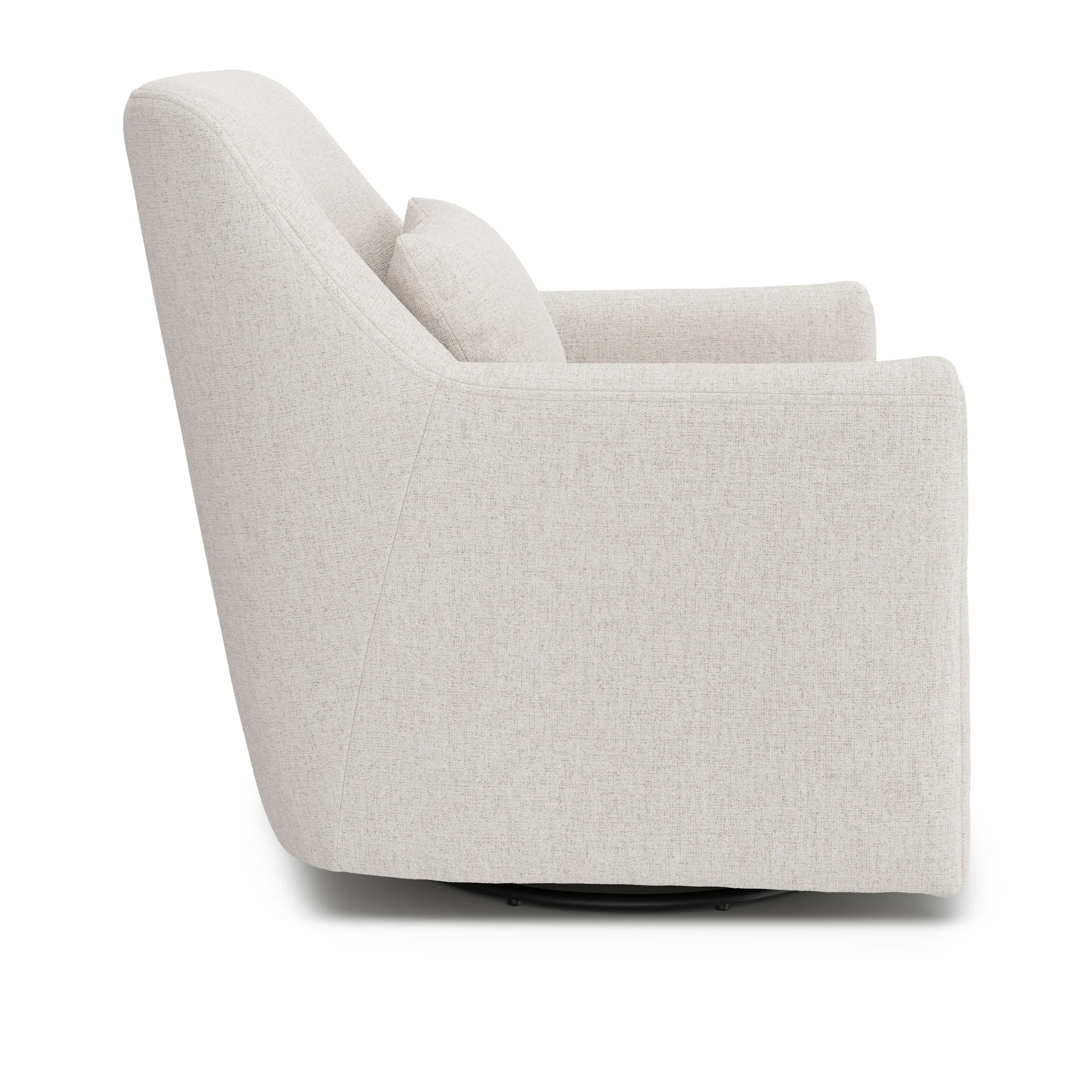 Winslow 29.5_ Swivel Glider Chair - Napa White - Image 8