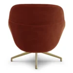 Sterling 33_ Velvet Swivel Chair - Hale Rust