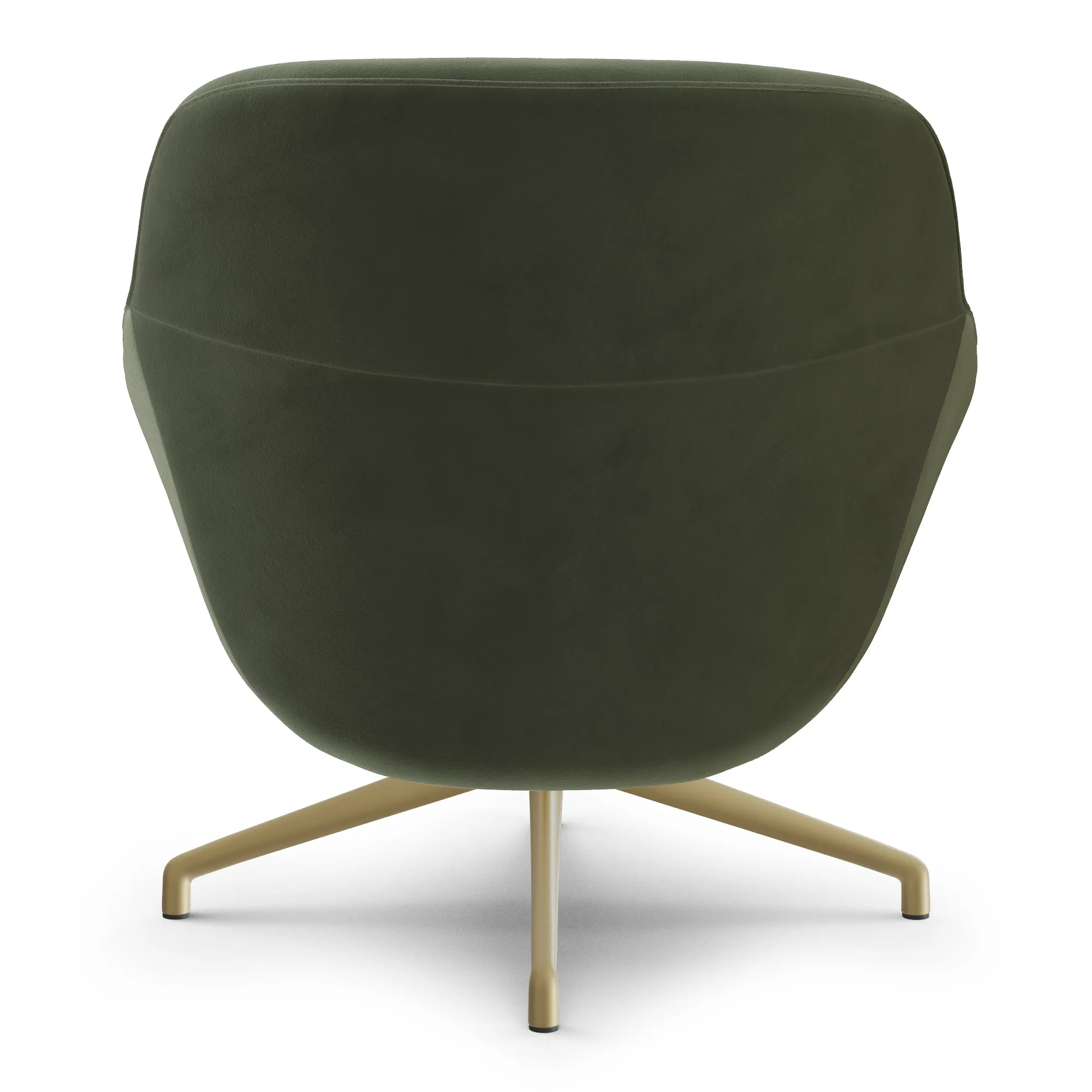 Sterling 33_ Velvet Swivel Chair - Hale Fir Green - Image 6
