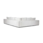 Beta 133.5_ Modular Corner Sectional - Quartz White
