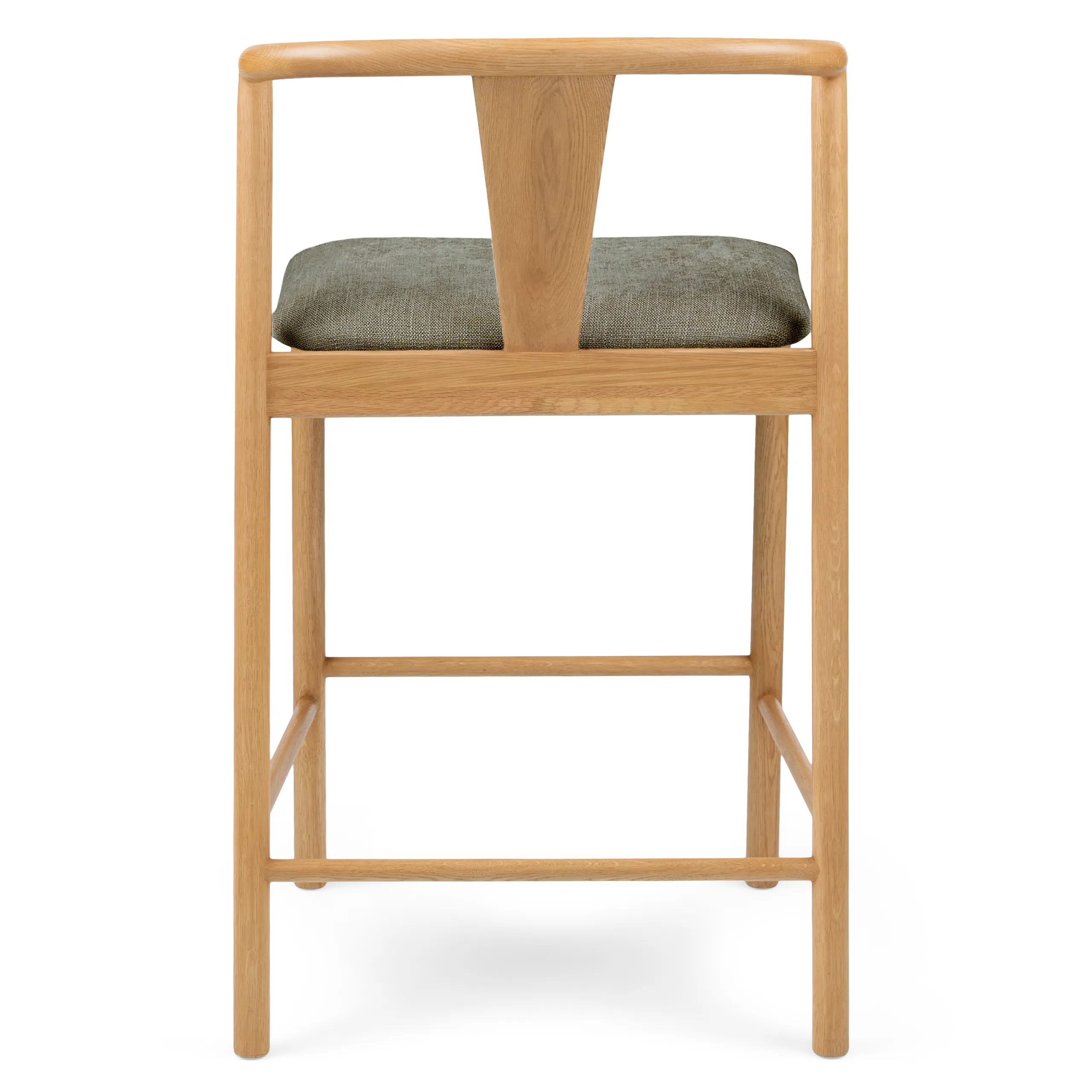 Fonra Counter Stool - Oak and Algonquin Green - Image 6
