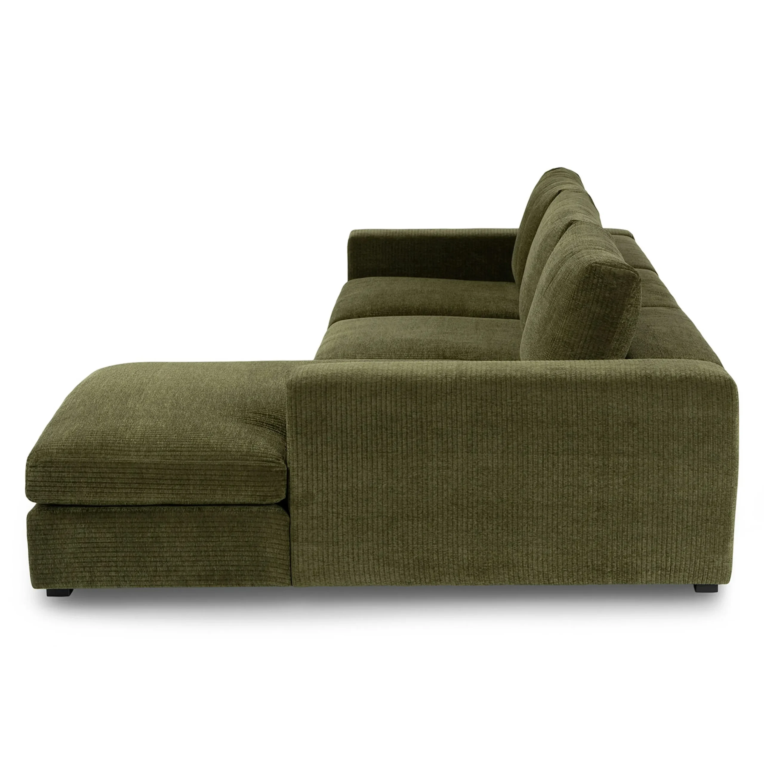 Beta 137.5_ Right Modular Chaise Sectional - Cypress Green - Image 6