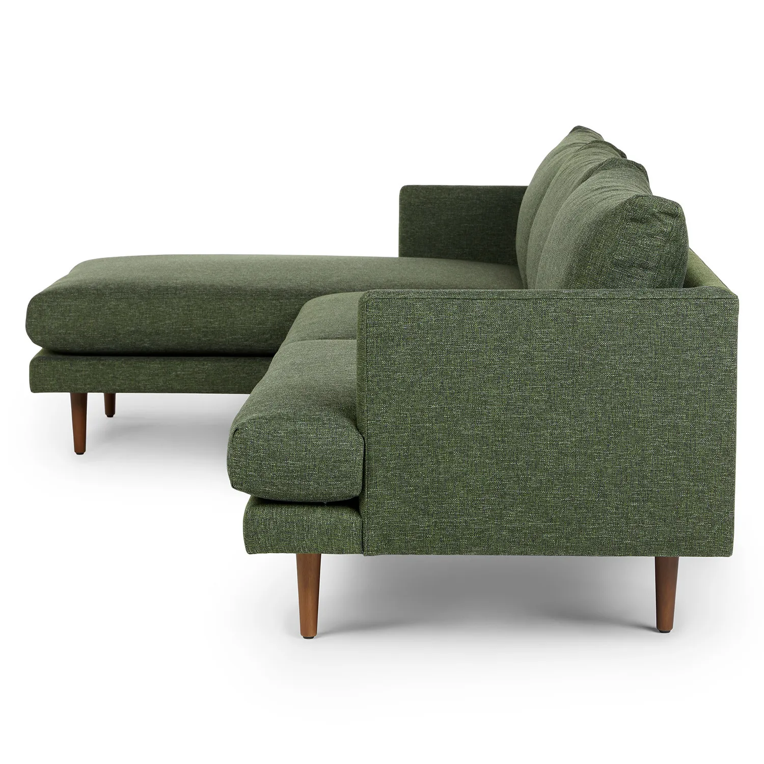 Burrard 112_ Left Sectional - Forest Green - Image 6