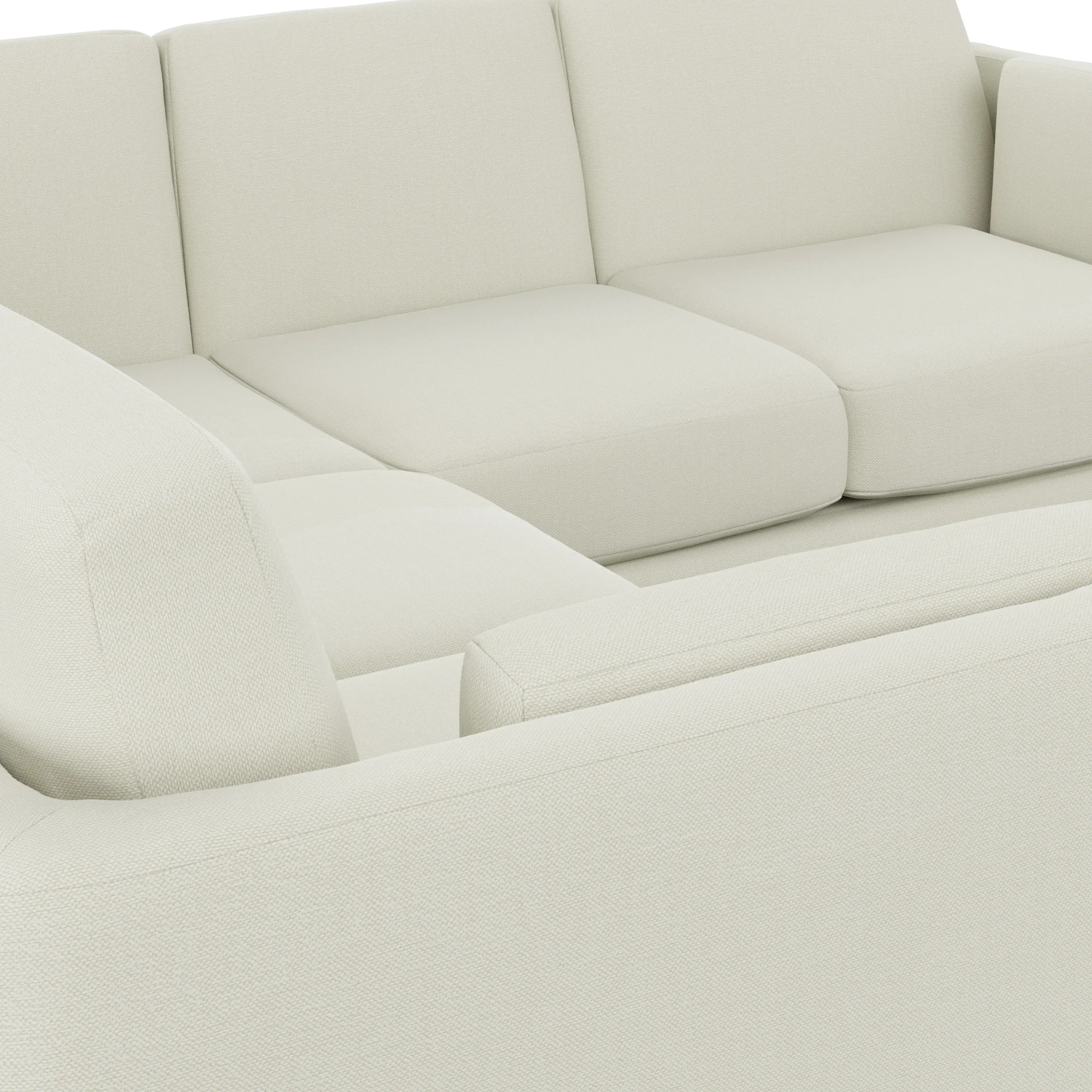 Ceni 88_ Corner Sectional - Buckler Ivory - Image 6