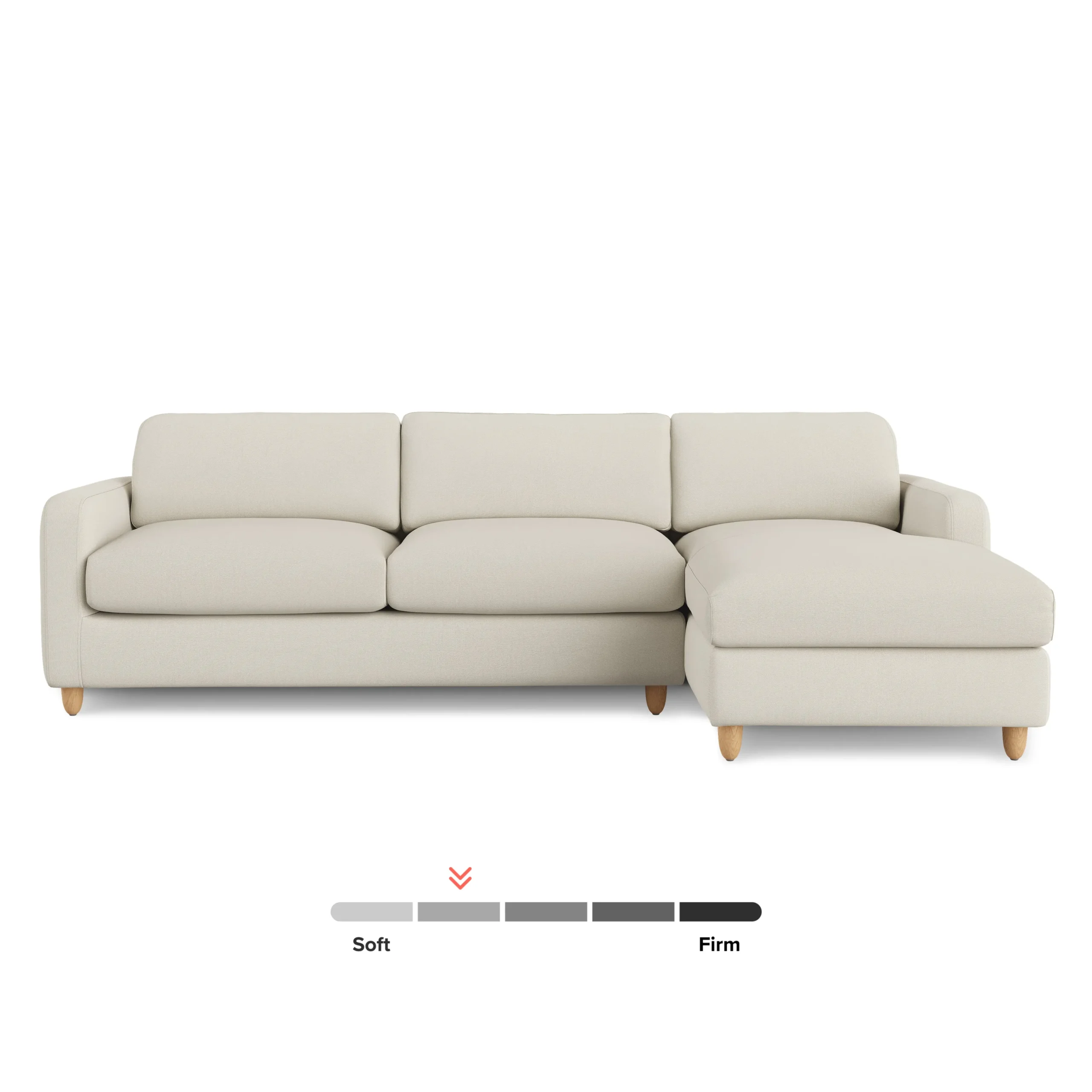 Vati 114_ Right Storage Sleeper Sectional - Natural Oak and Buckler Ivory - Image 6