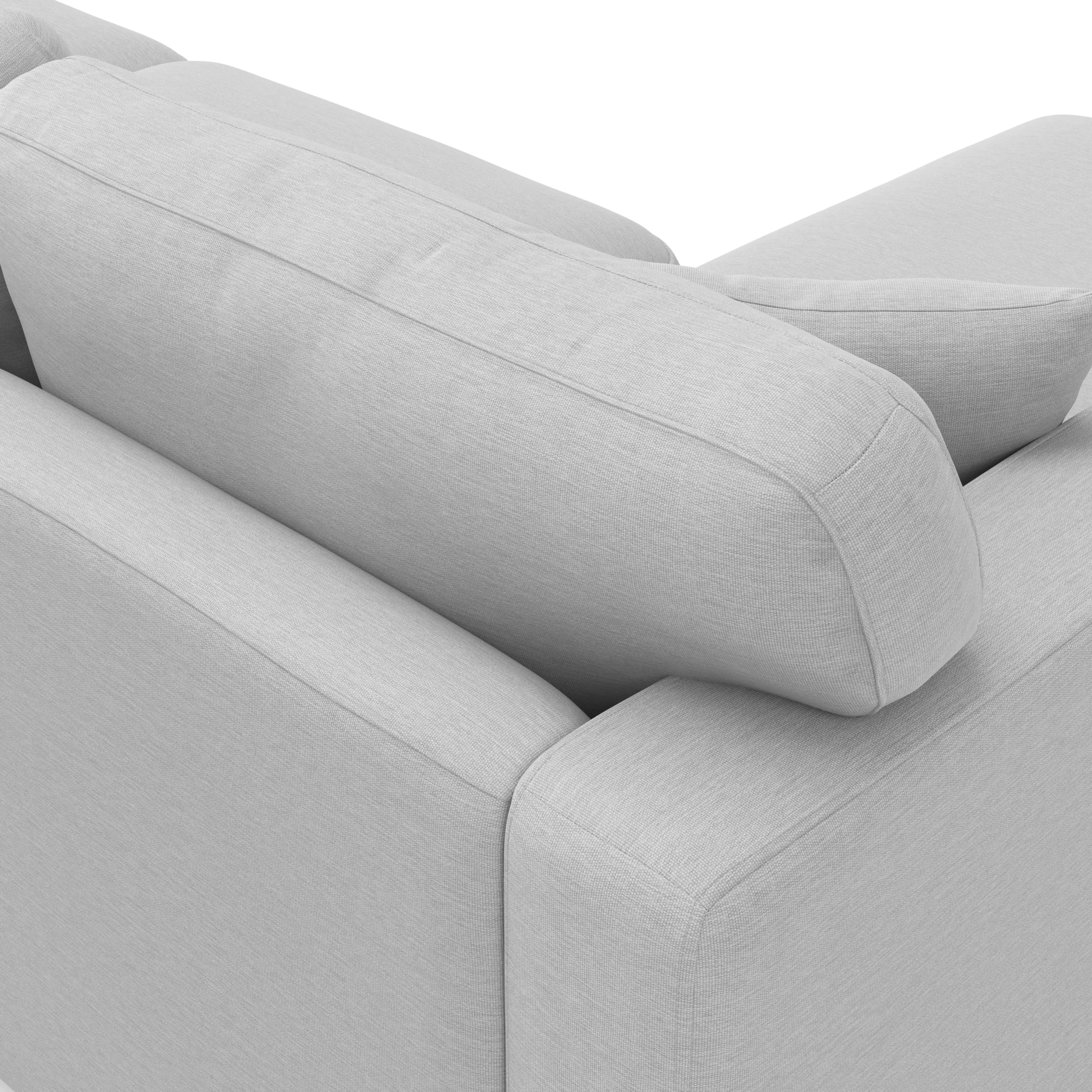 Dawn 100_ Left Sectional - Silver Ivory - Image 6