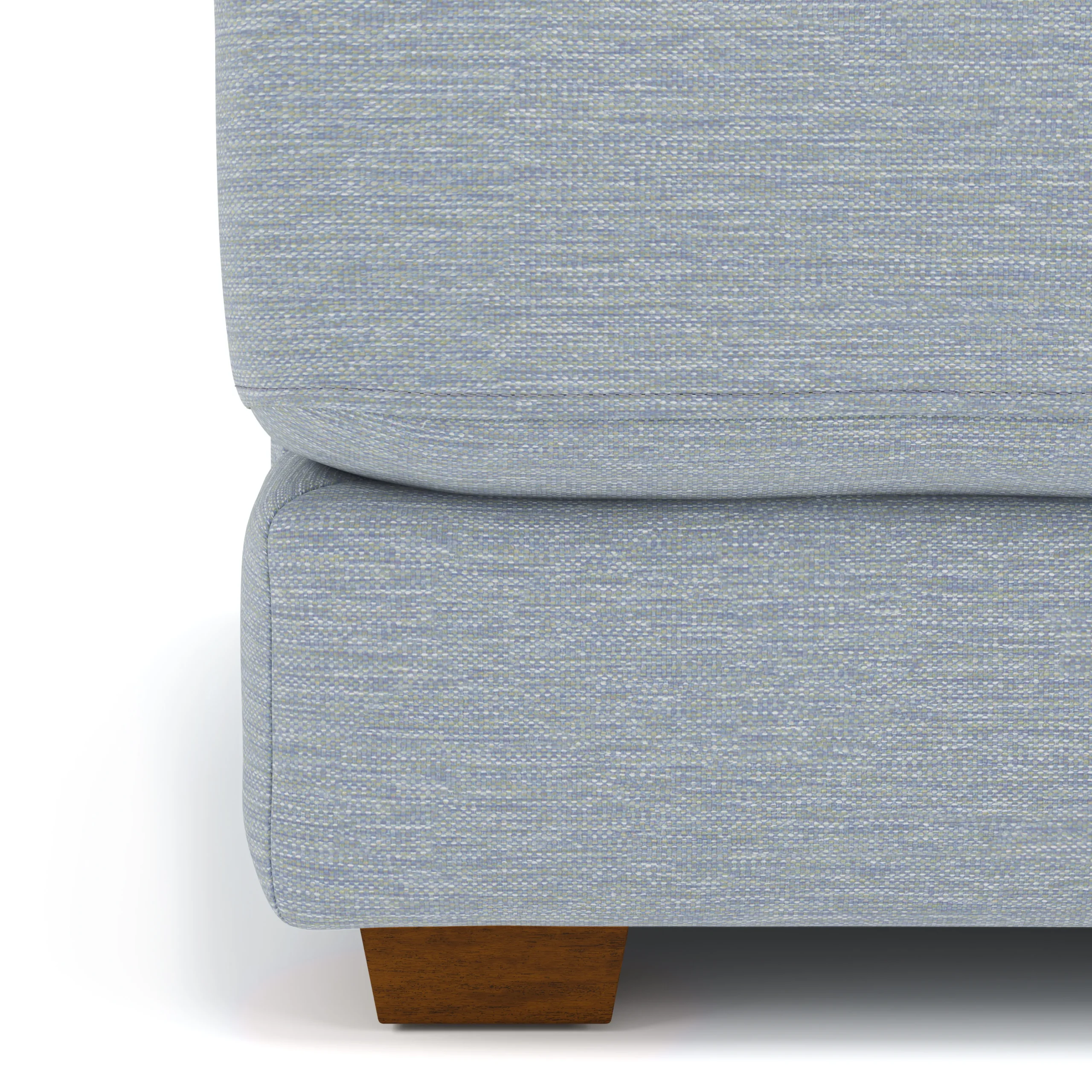 Dawn 100_ Right Sectional - Silver Light Blue - Image 6