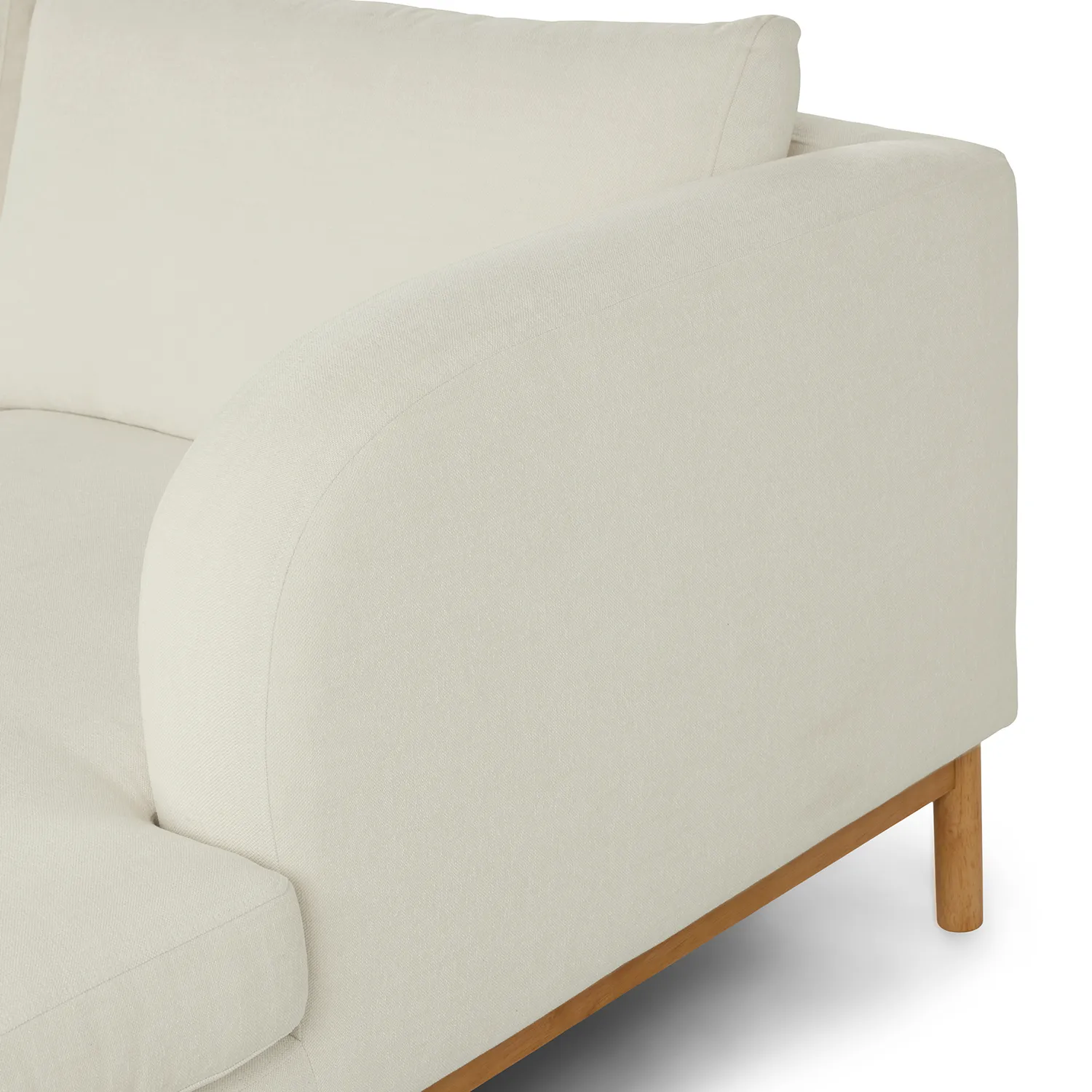 Kinso 115_ Right Sectional - Buckler Ivory - Image 6