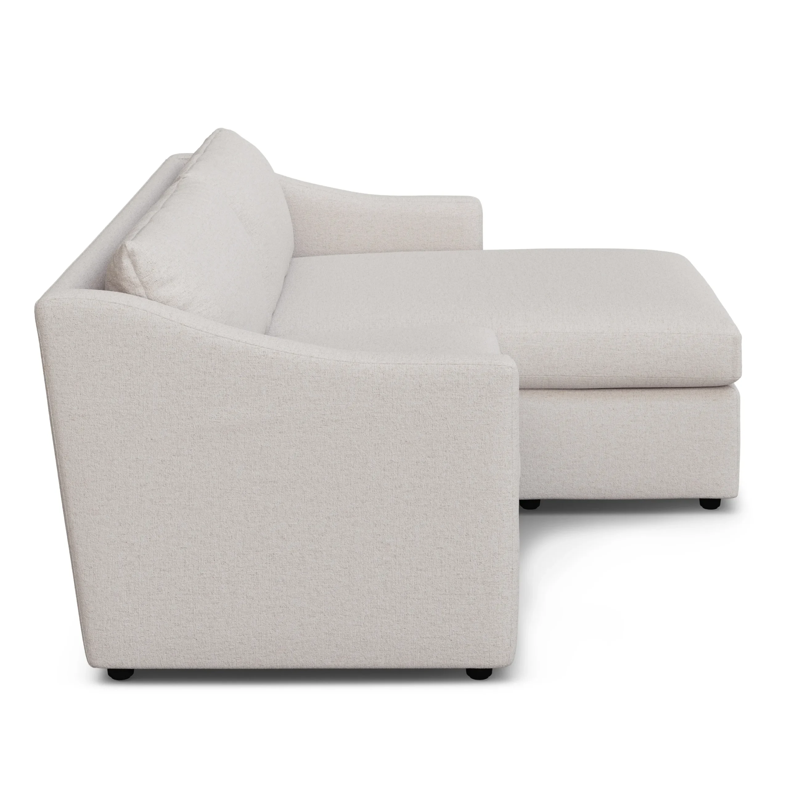 Landry 84.5_ Reversible Storage Sectional - Napa White - Image 6