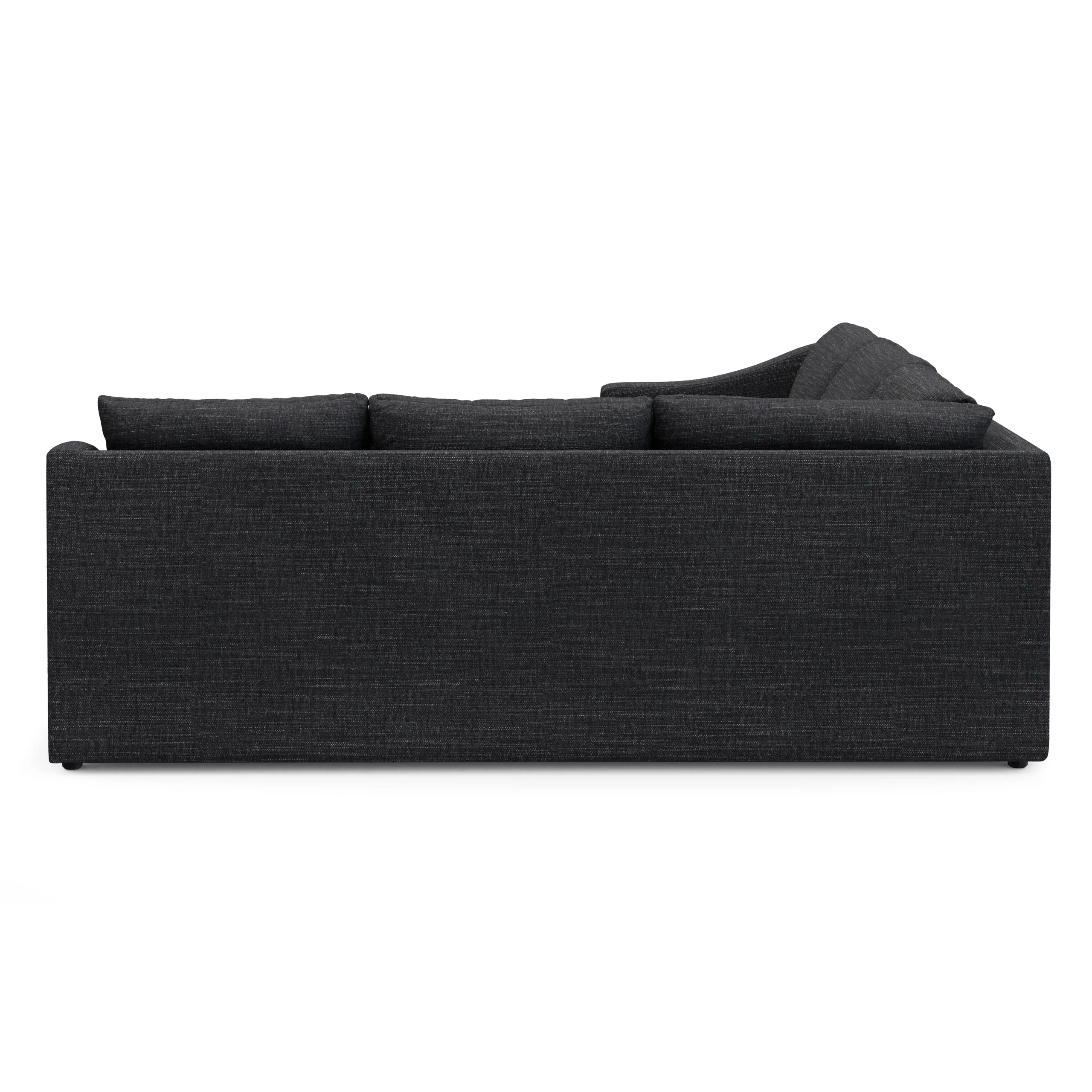 Landry 91_ Corner Sectional - Napa Charcoal - Image 6