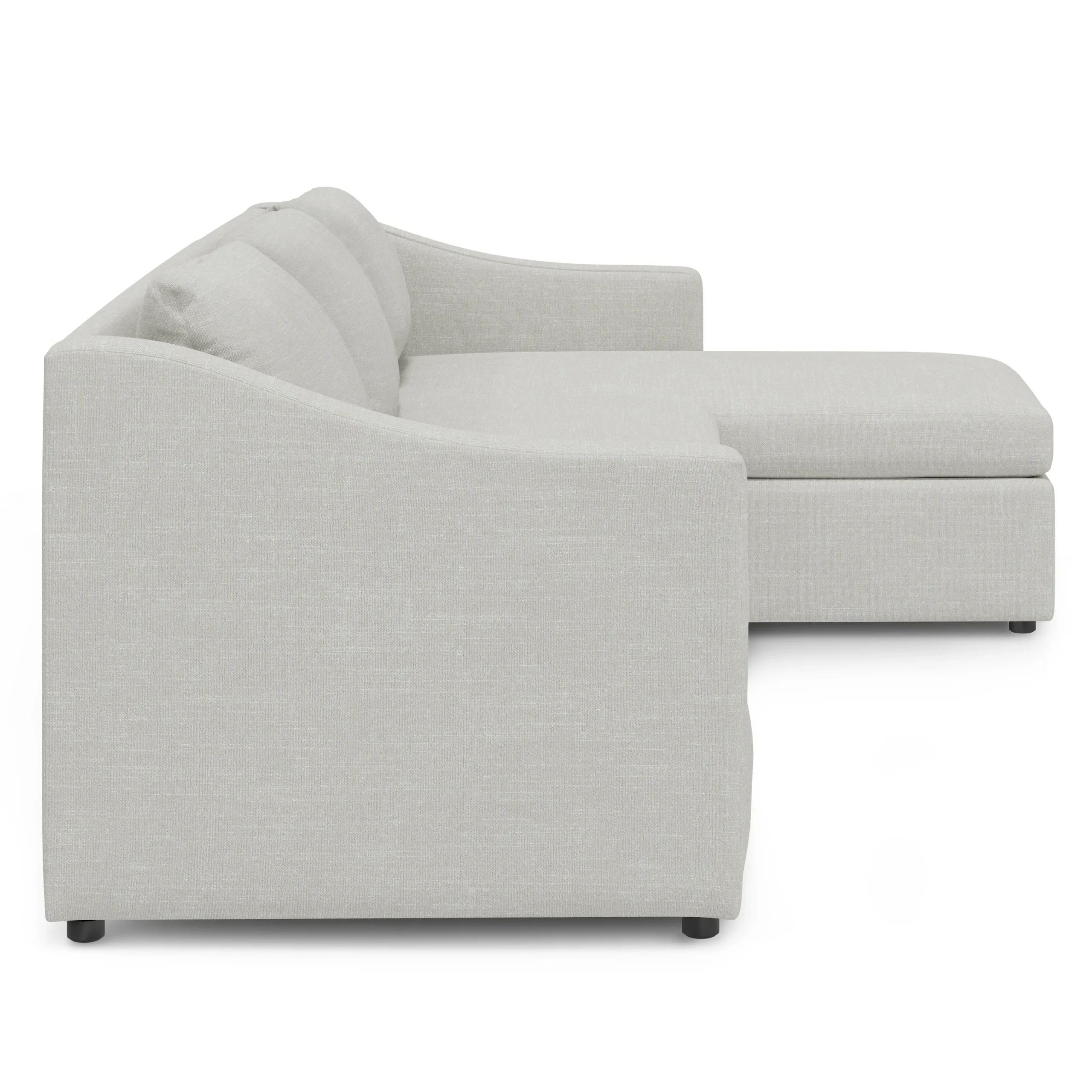 Landry 109_ Right Storage Sleeper Sectional - Napa Dove - Image 6