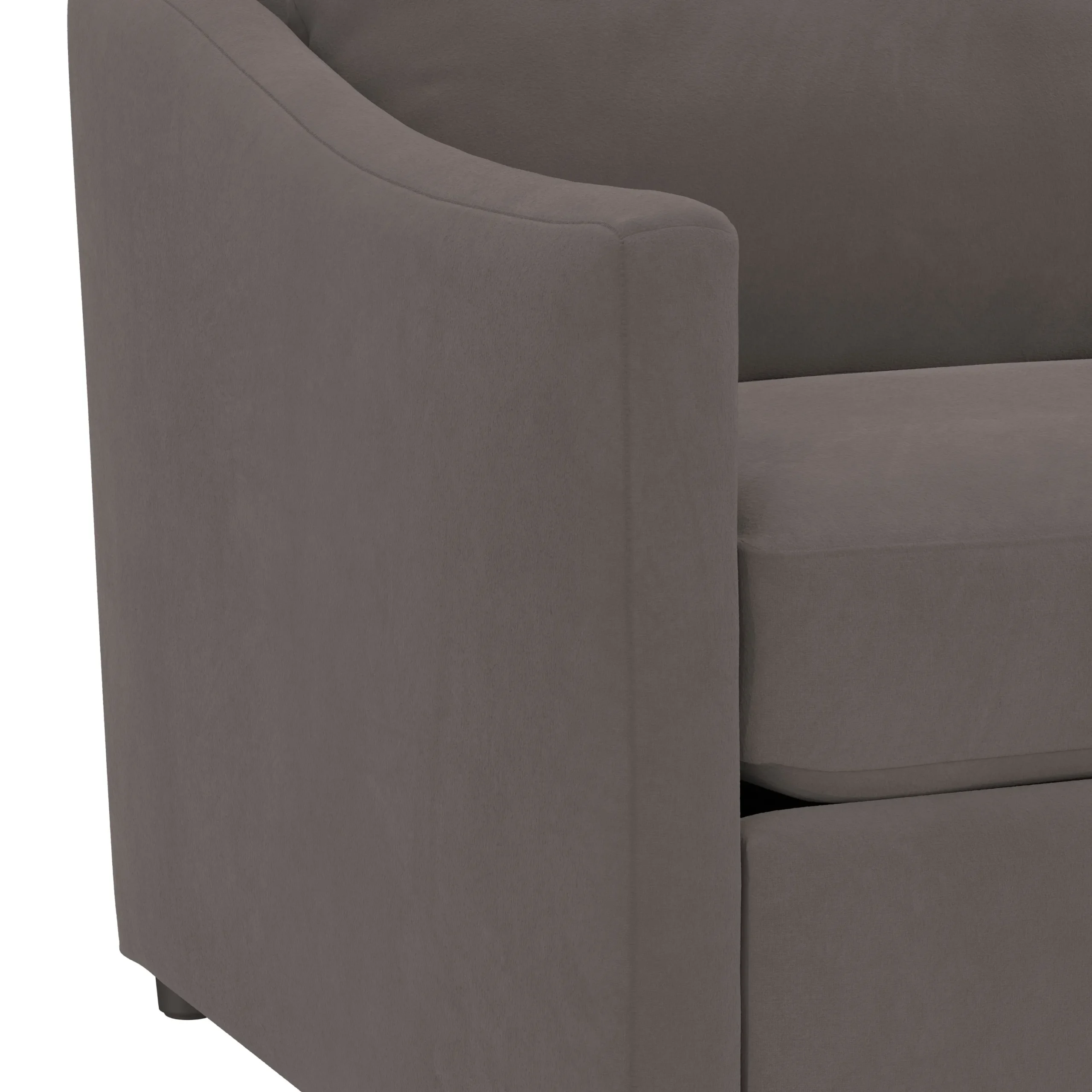 Landry 109_ Velvet Right Storage Sleeper Sectional - Hale Warm Gray - Image 3