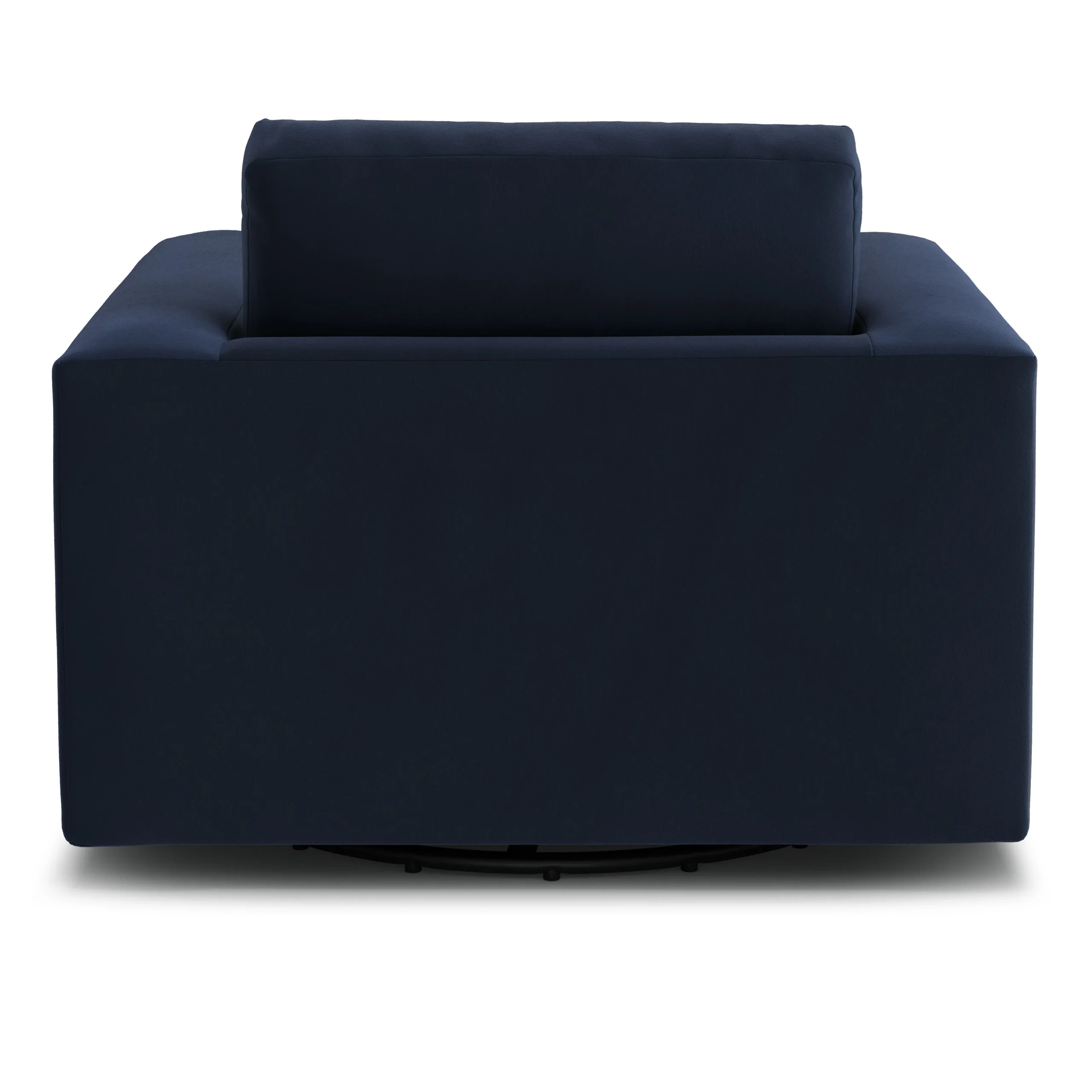 Riley 42_ Grand Velvet Swivel Chair - Hale Ink - Image 7