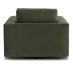 Riley 42_ Grand Velvet Swivel Chair - Hale Fir Green