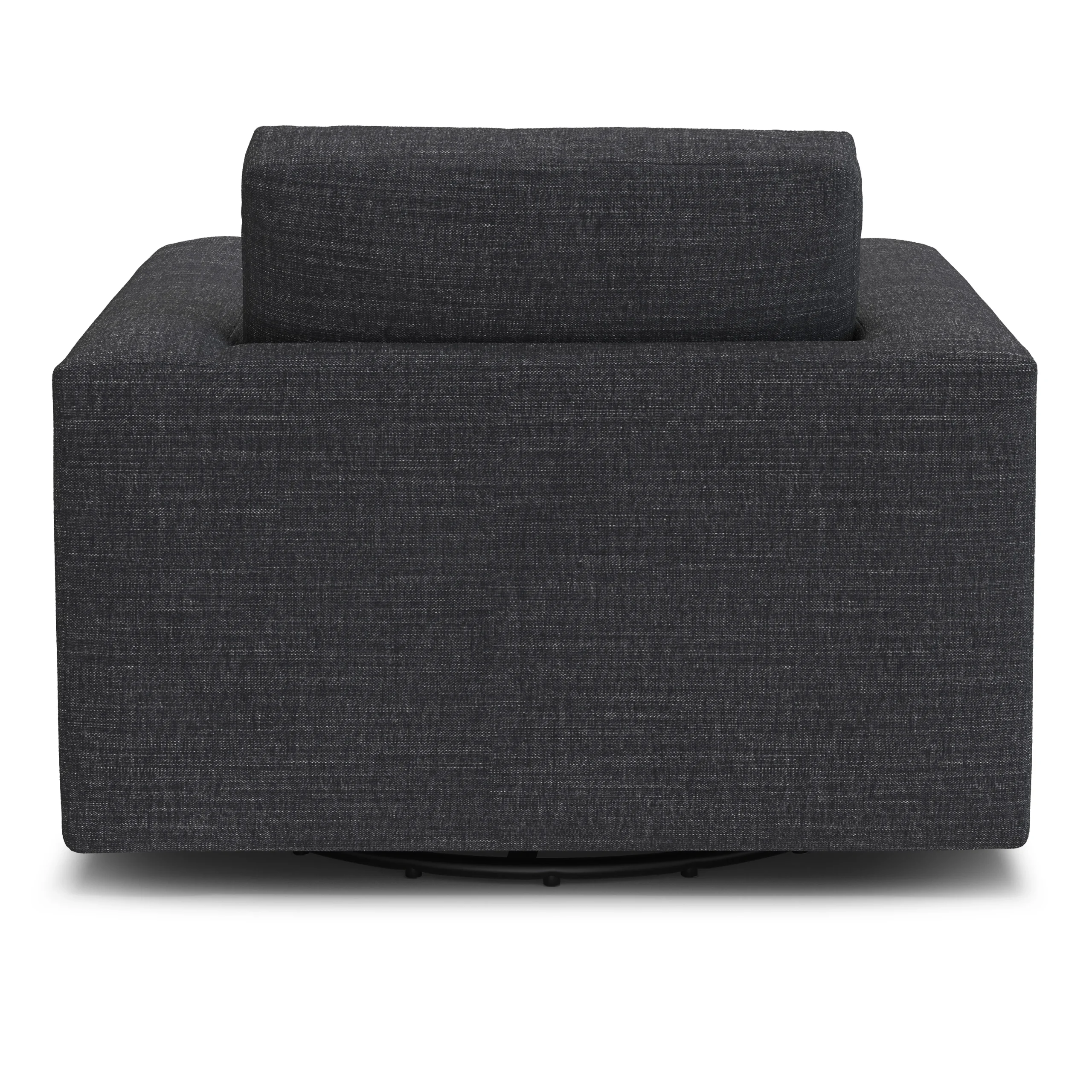 Riley 42_ Grand Swivel Chair - Napa Charcoal - Image 8