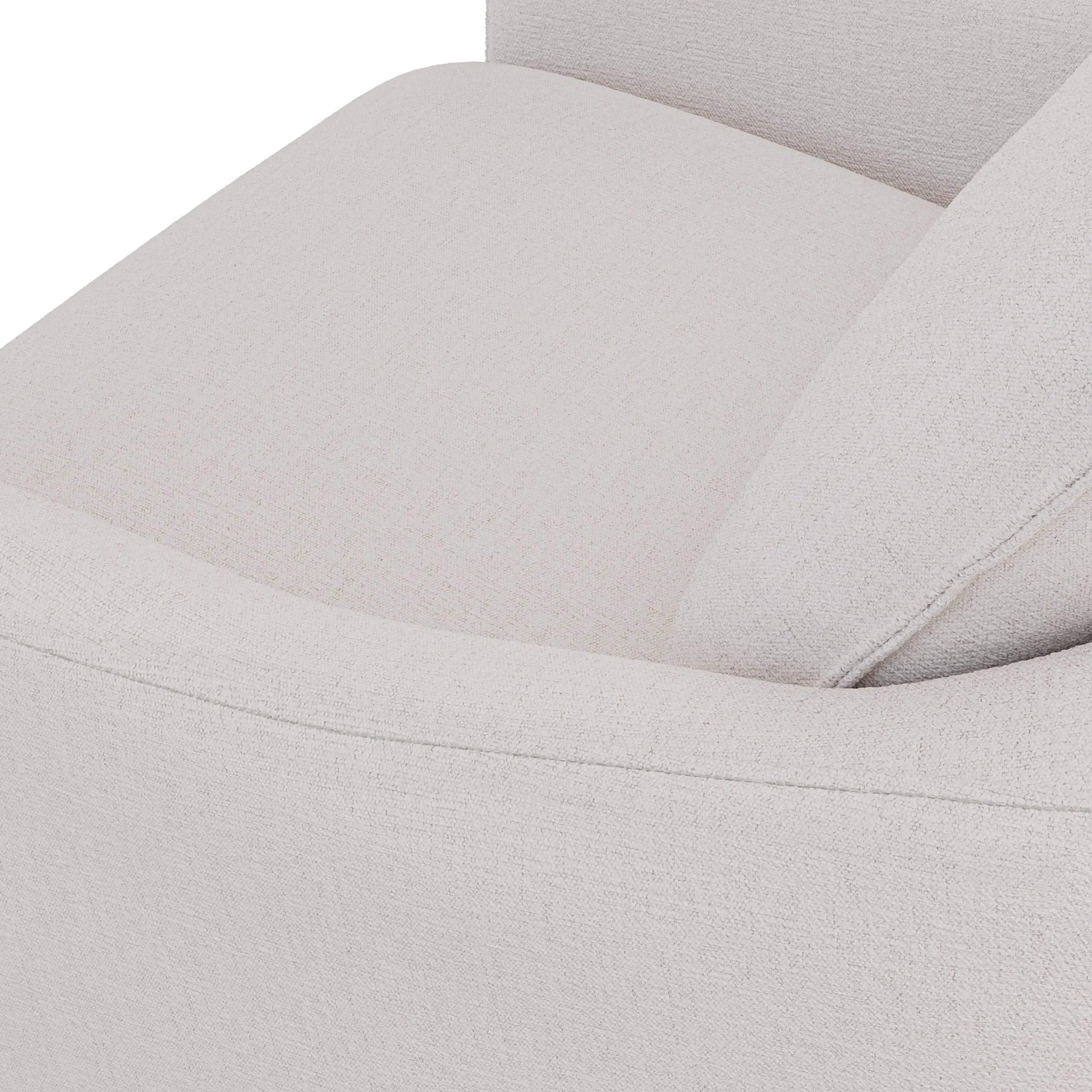 Mantle 34_ Swivel Lounge Chair - Napa White - Image 6