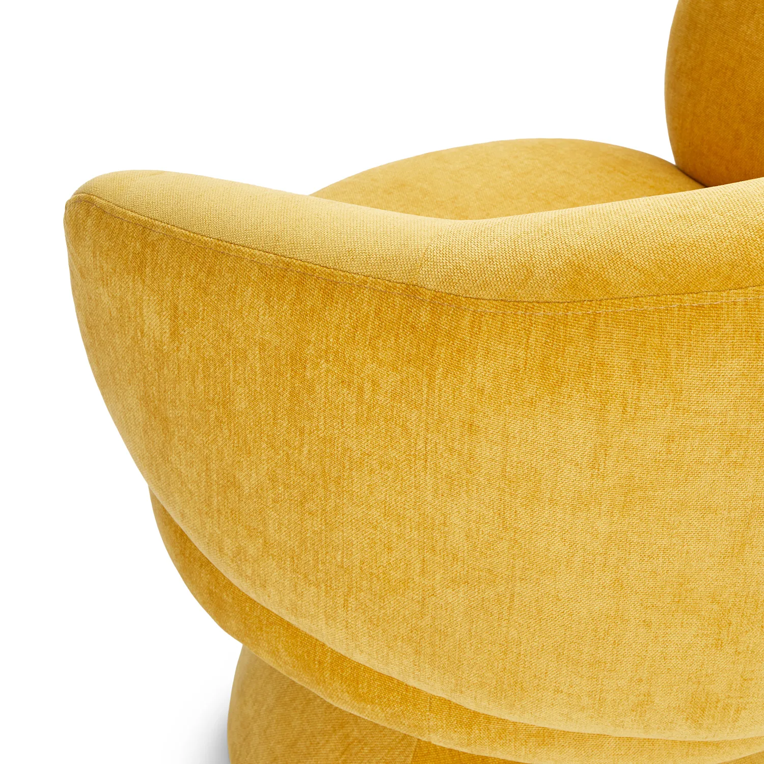 Makeva 31_ Swivel Lounge Chair - Marigold Yellow - Image 10