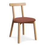 Ulka Dining Chair - White Oak and Ratine Oxide