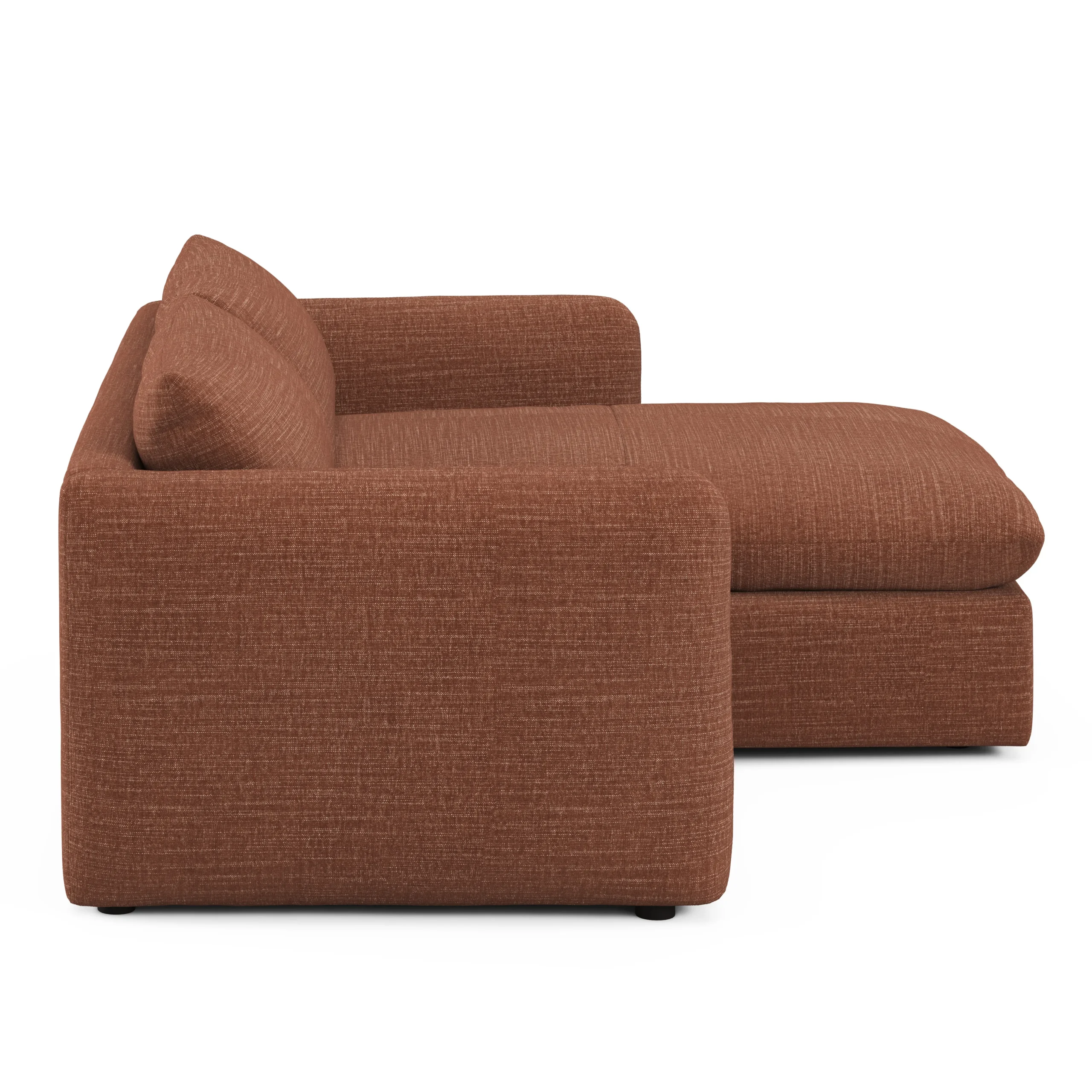 Leigh 86_ Reversible Storage Sectional - Napa Rust - Image 6