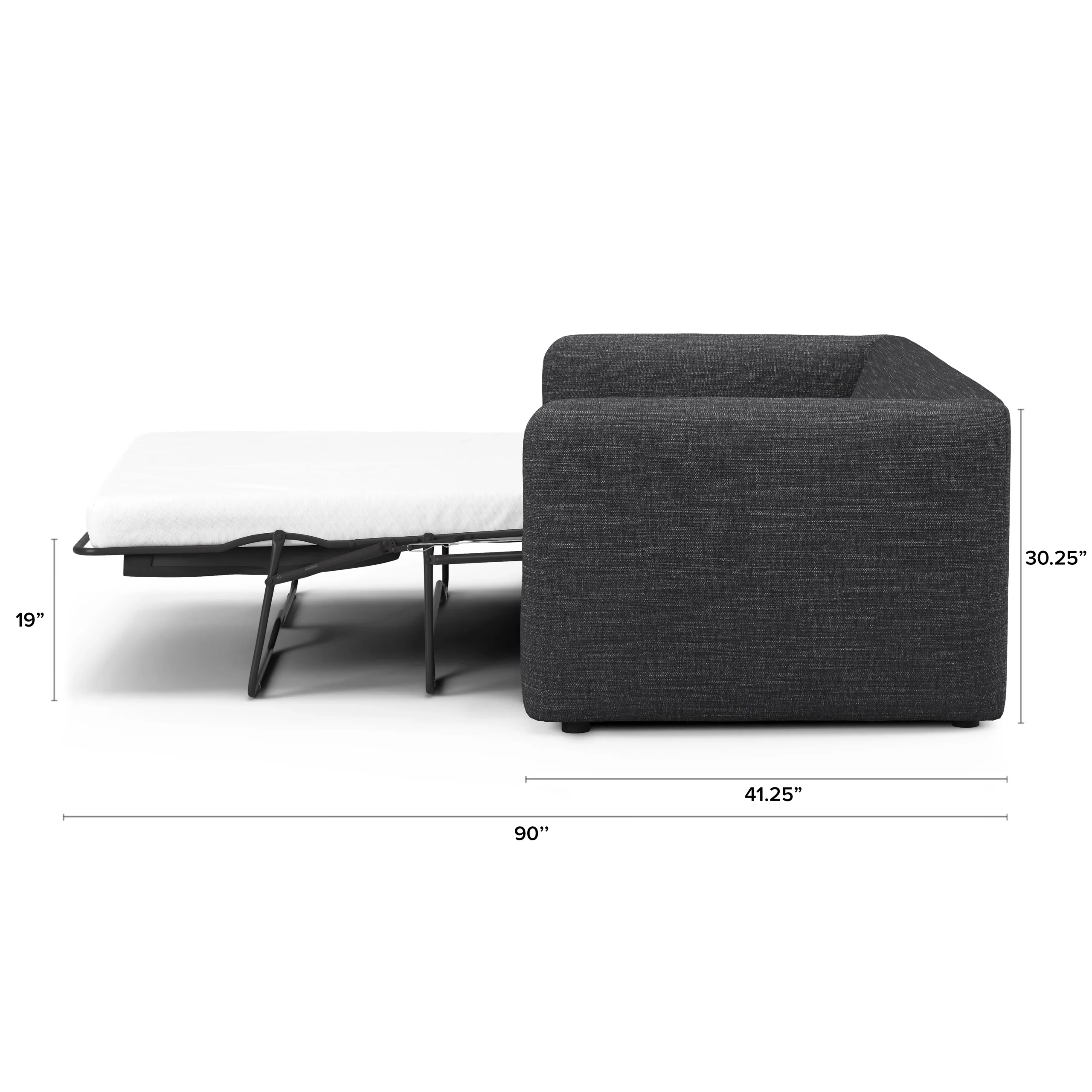 Leigh 86_ Reversible Storage Sleeper Sectional- Napa Charcoal - Image 6