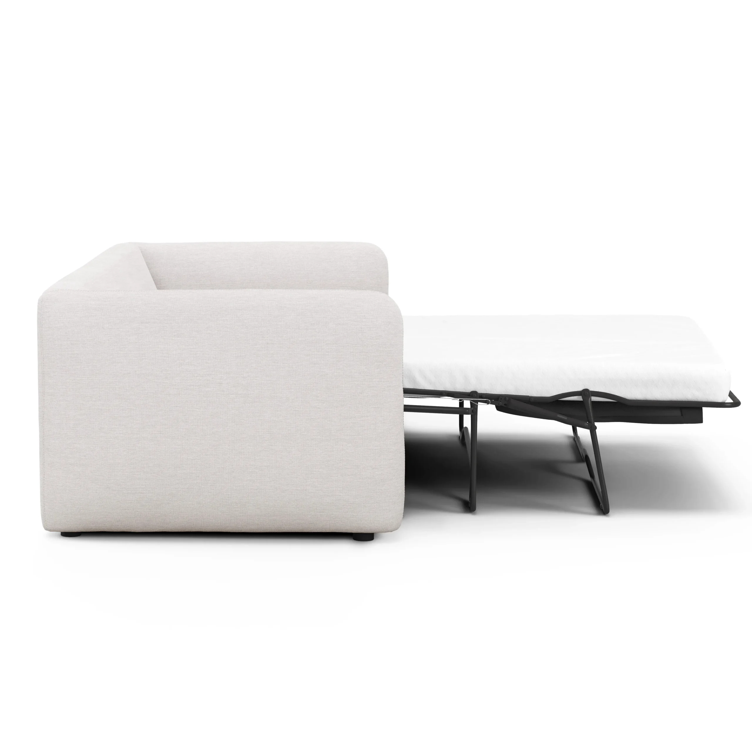 Leigh 86_ Reversible Storage Sleeper Sectional - Silver Gray - Image 6