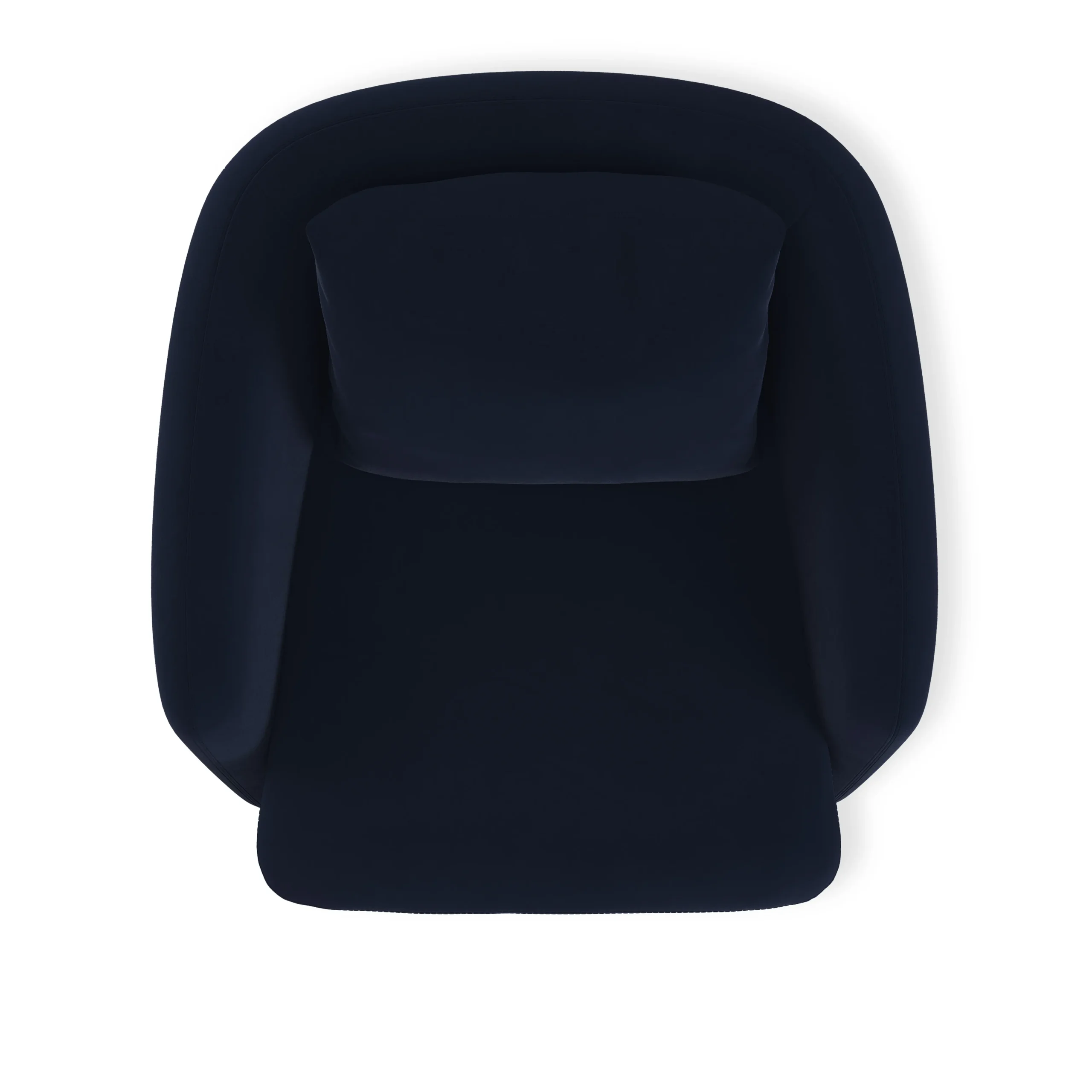 Leigh 33_ Velvet Swivel Lounge Chair - Hale Ink - Image 8
