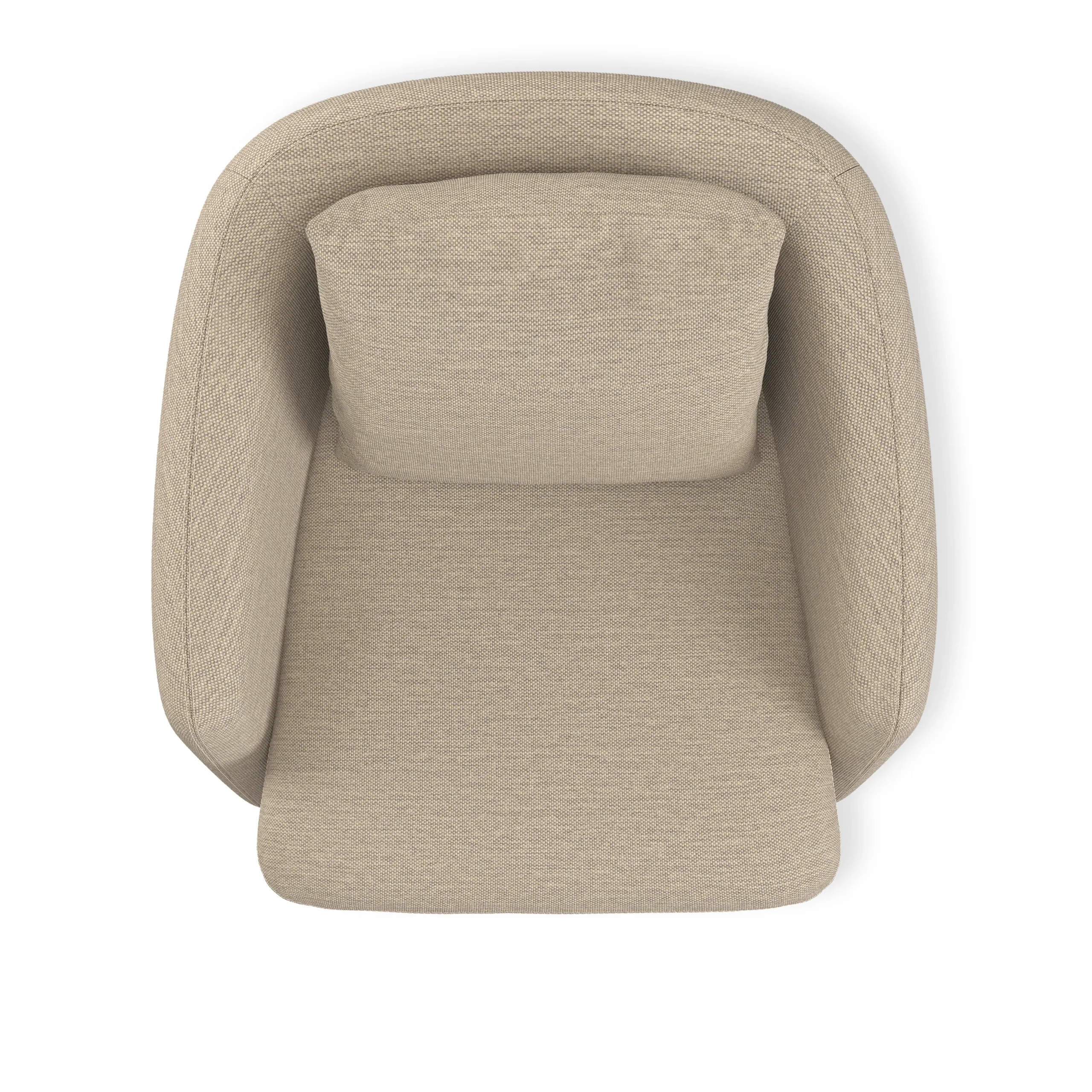 Leigh 33_ Swivel Lounge Chair - Silver Taupe - Image 7