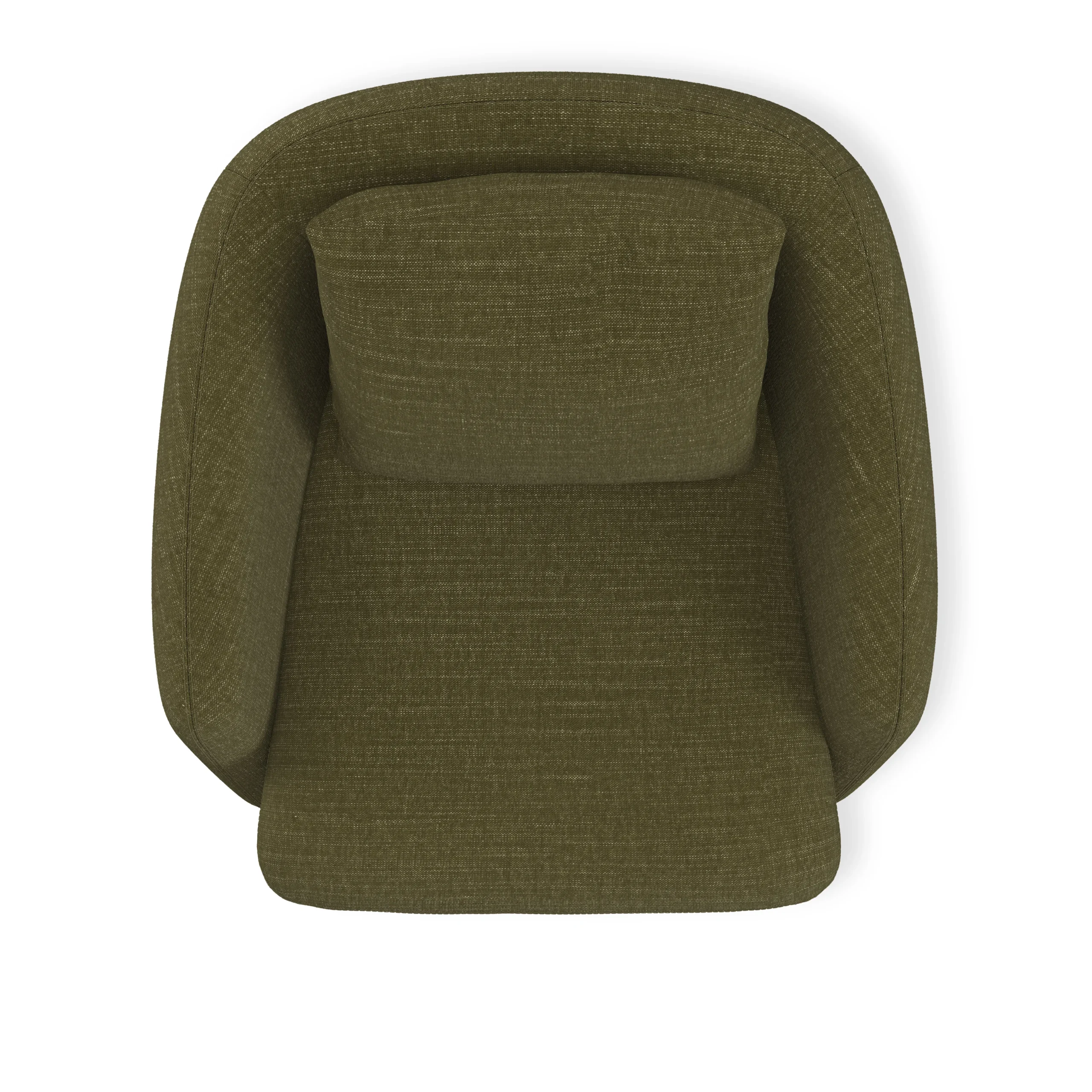 Leigh 33_ Swivel Lounge Chair - Napa Moss - Image 7