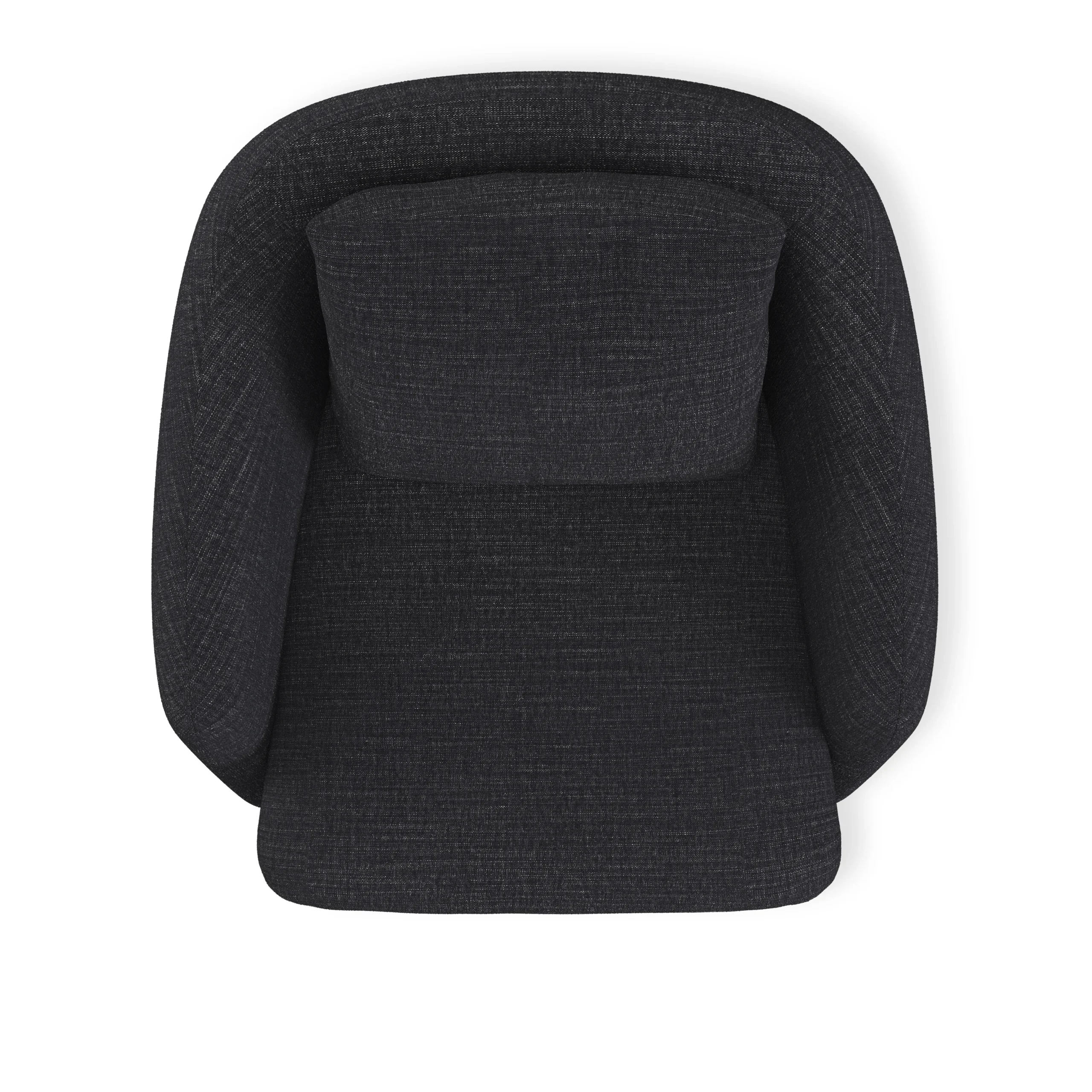 Leigh 33_ Swivel Lounge Chair - Napa Charcoal - Image 9