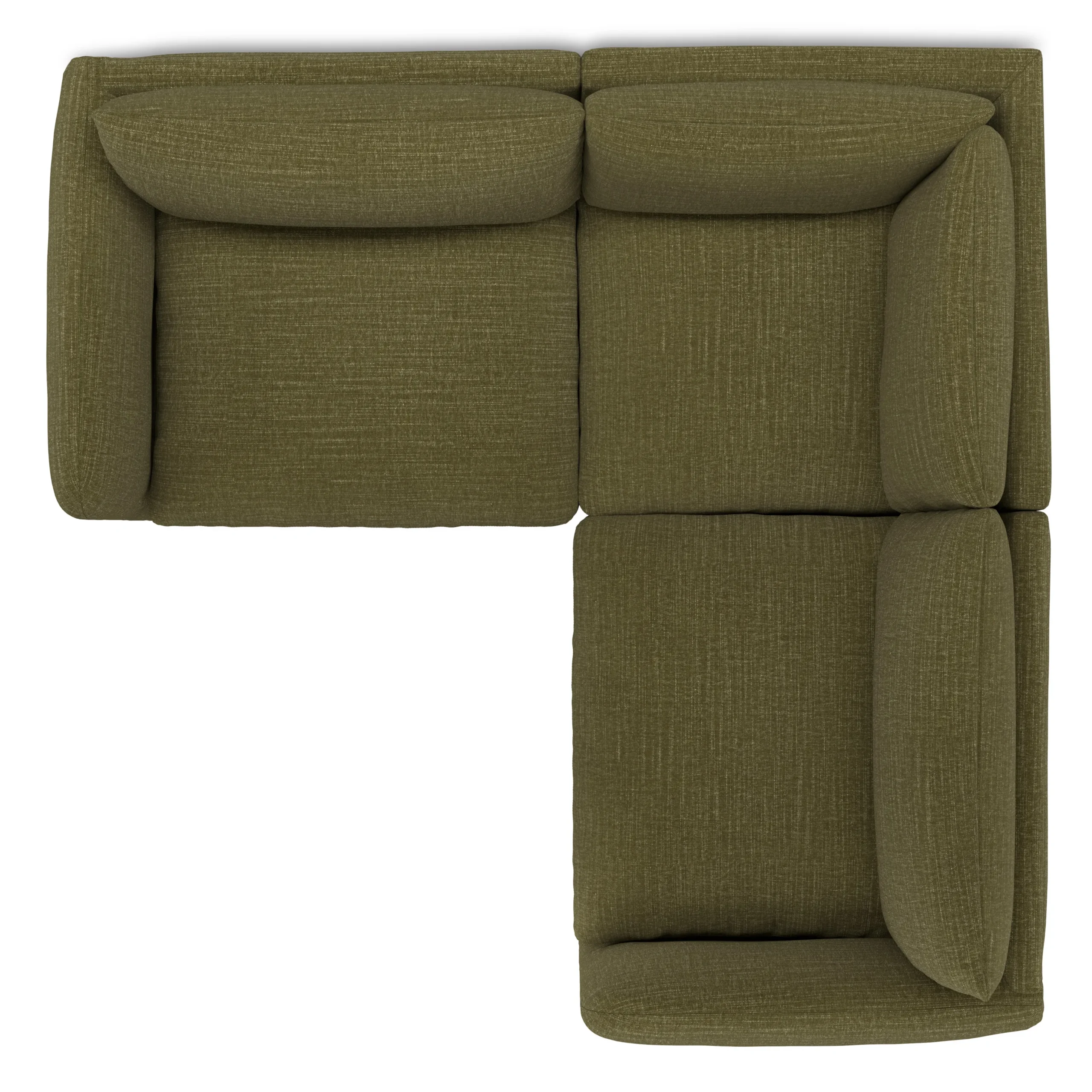 Leigh 87_ Modular Corner Sectional - Napa Moss - Image 6