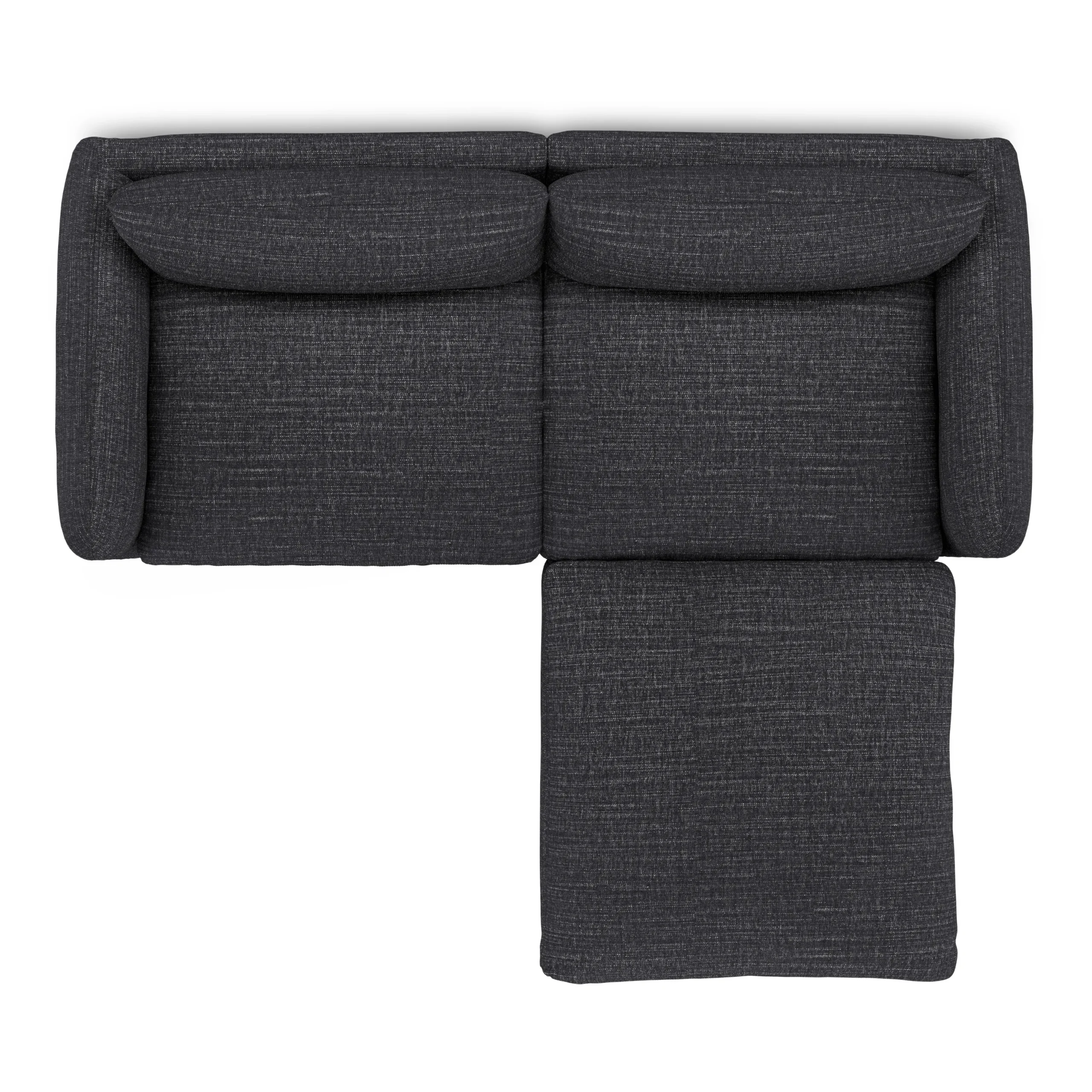 Leigh 92_ Modular Sectional - Napa Charcoal - Image 6