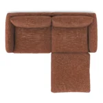 Leigh 92_ Modular Sectional - Napa Rust